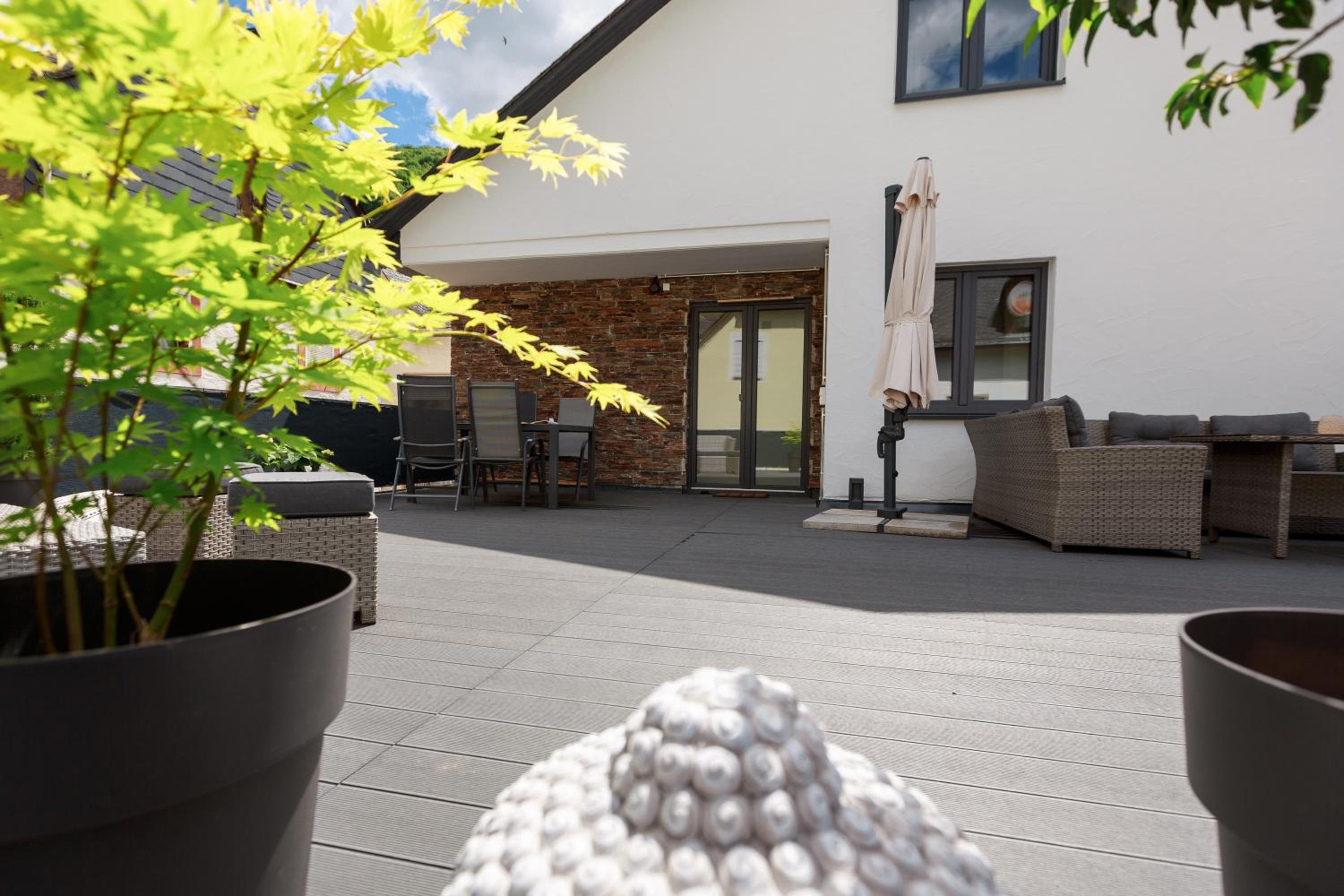 Winterangebot - MoselloLodge, Luxus-Ferienhaus, Dachterrasse, Netflix, Waschmaschine