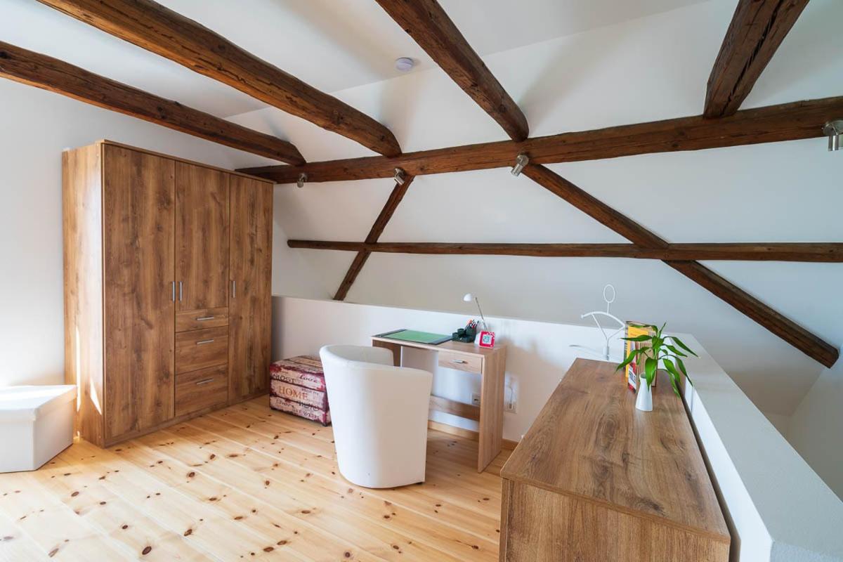 Ferienhaus Teichblick und Turmblick, mit Kultur in Großzschepa, Nähe Leipzig