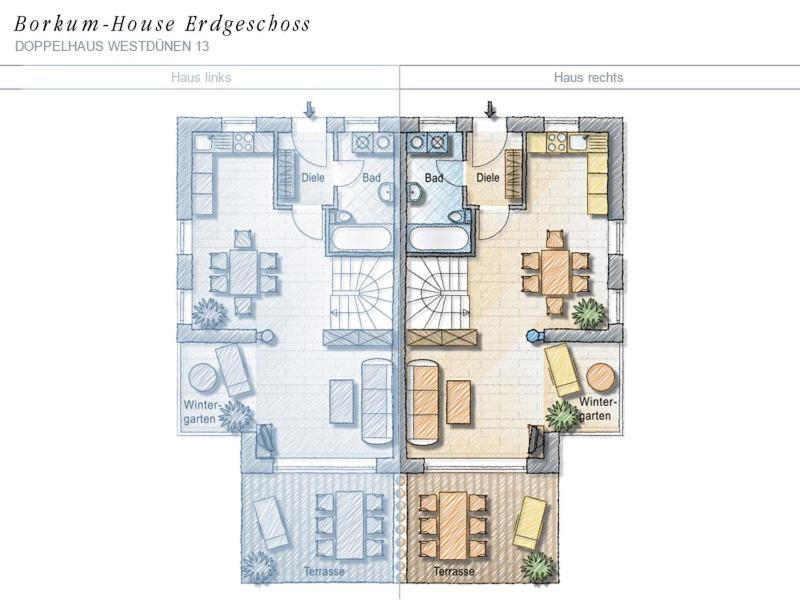Dünenhaus Borkum vorne 13