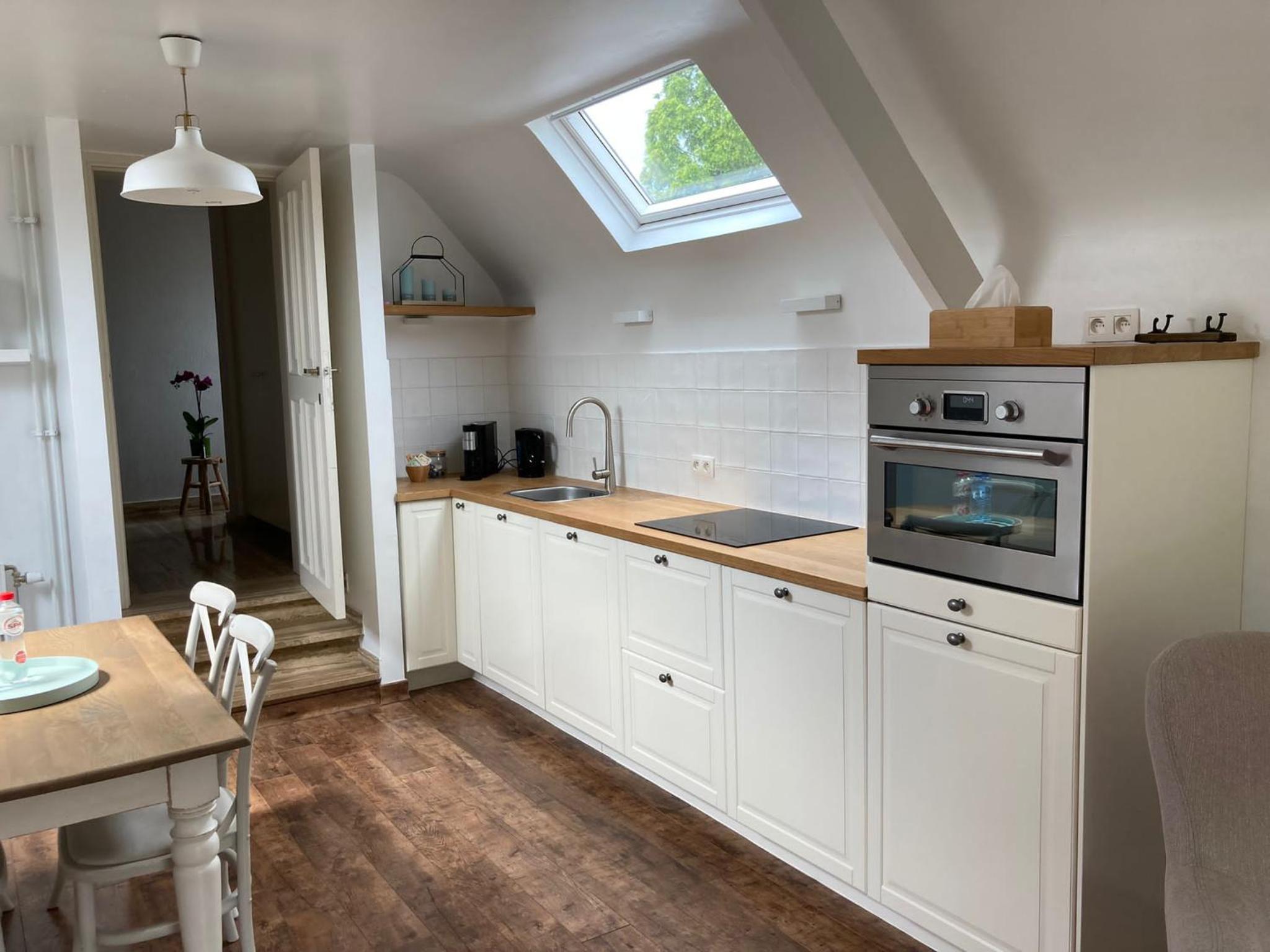 Rustig appartement in het groen met terras