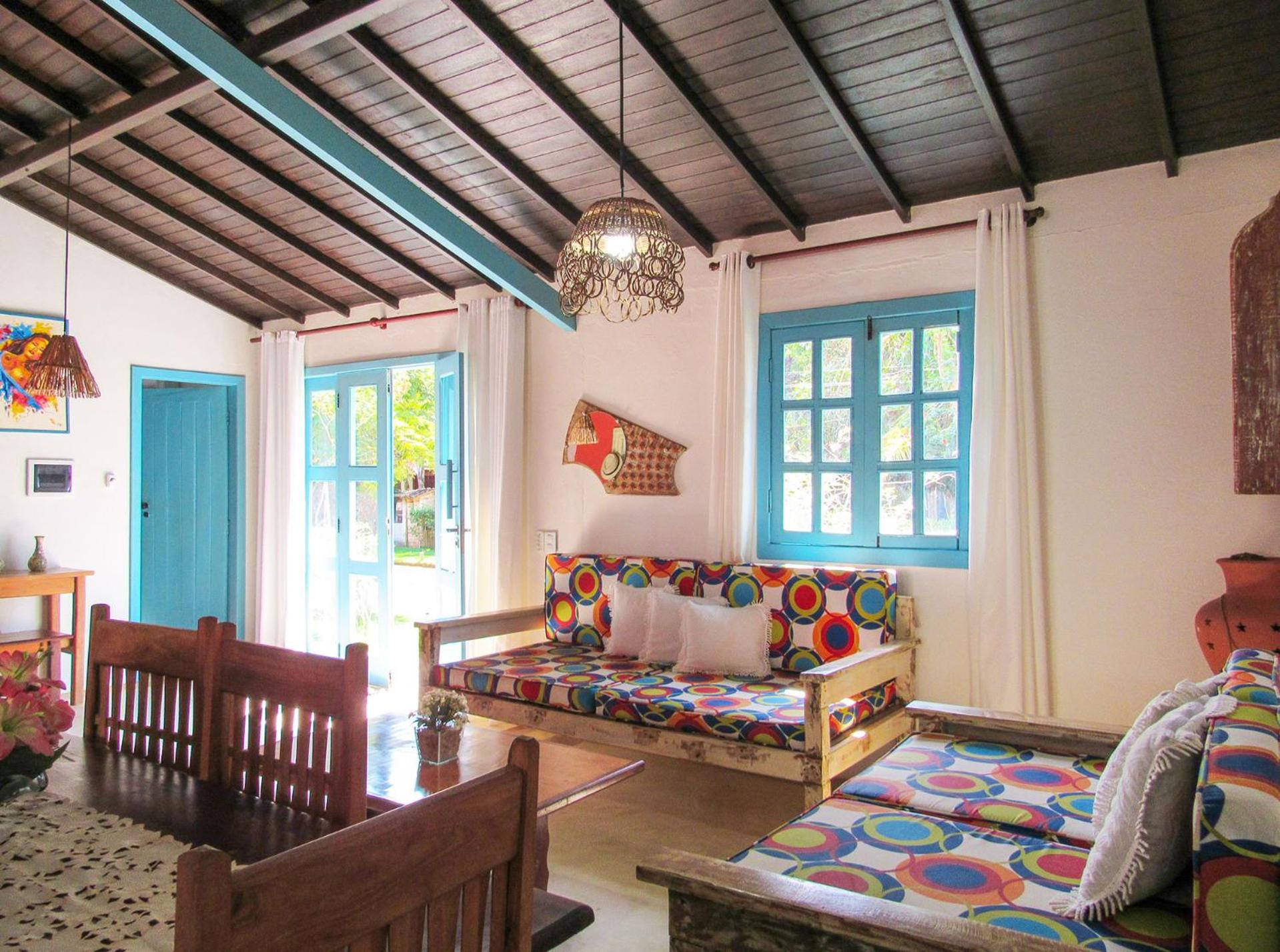 Casa com wifi e churrasqueira na Praia do Espelho