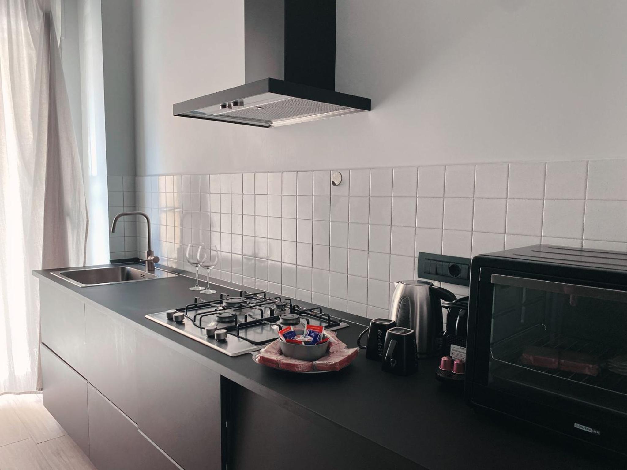 duo apartment en Salerno — kitchen