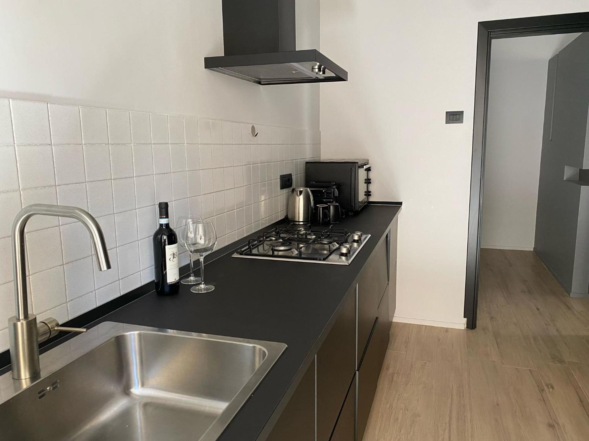 duo apartment en Salerno — kitchen