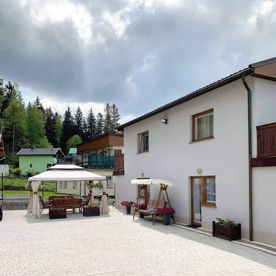 outdoor BBQ area
