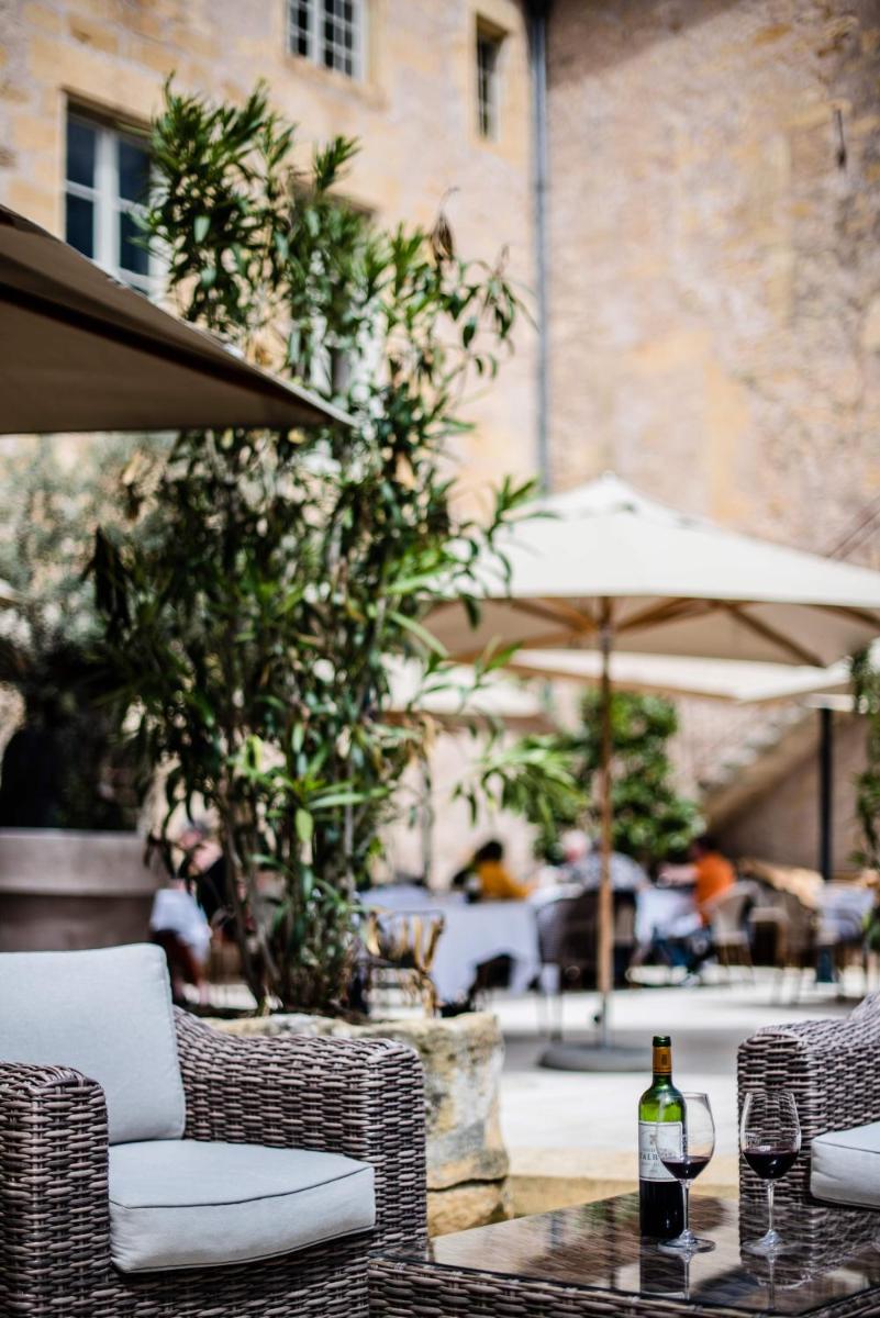 outdoor BBQ area