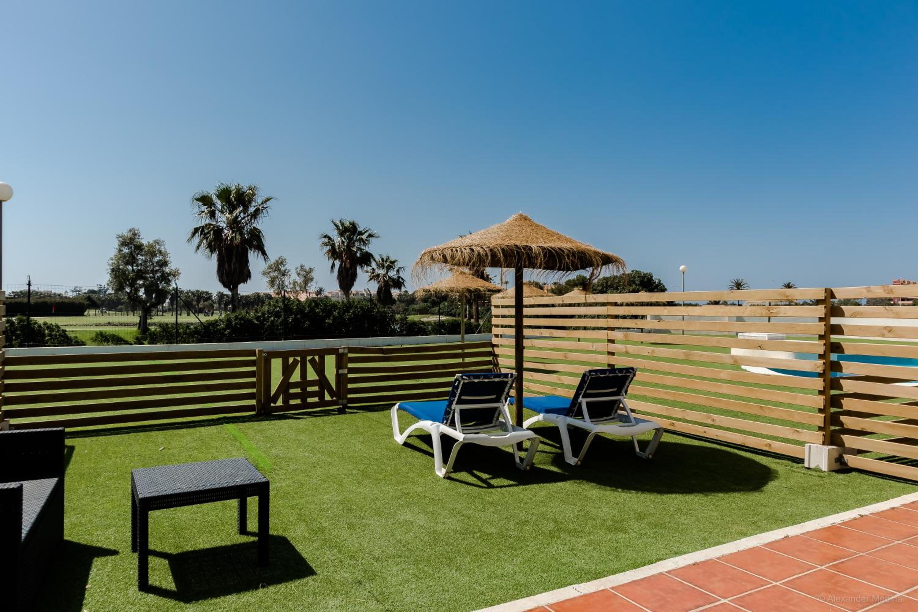 Roquetas Beach and Playa Serena Golf Village