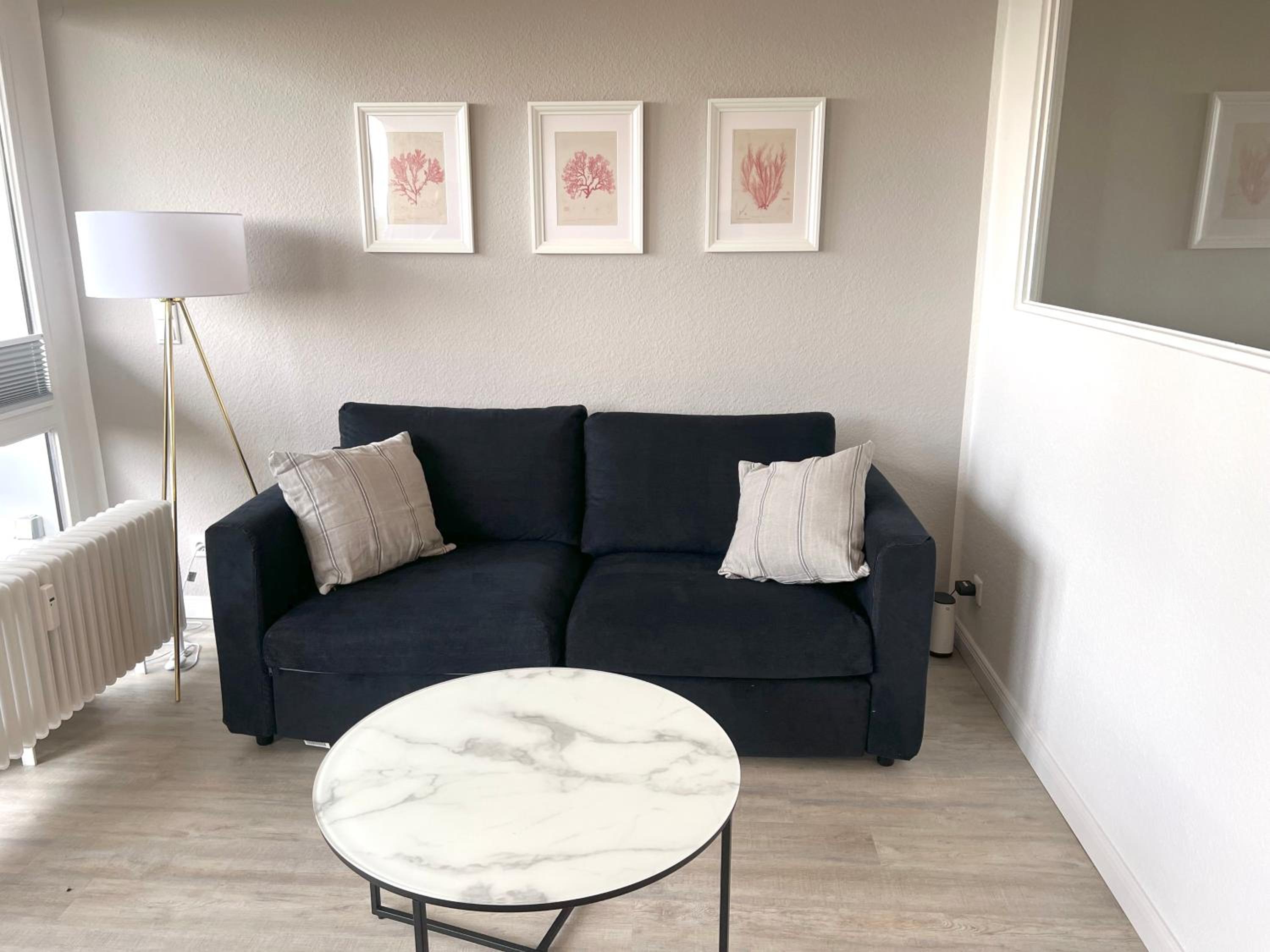 Moderne 3-Zi-Wohnung mit Meerblick direkt am Strand