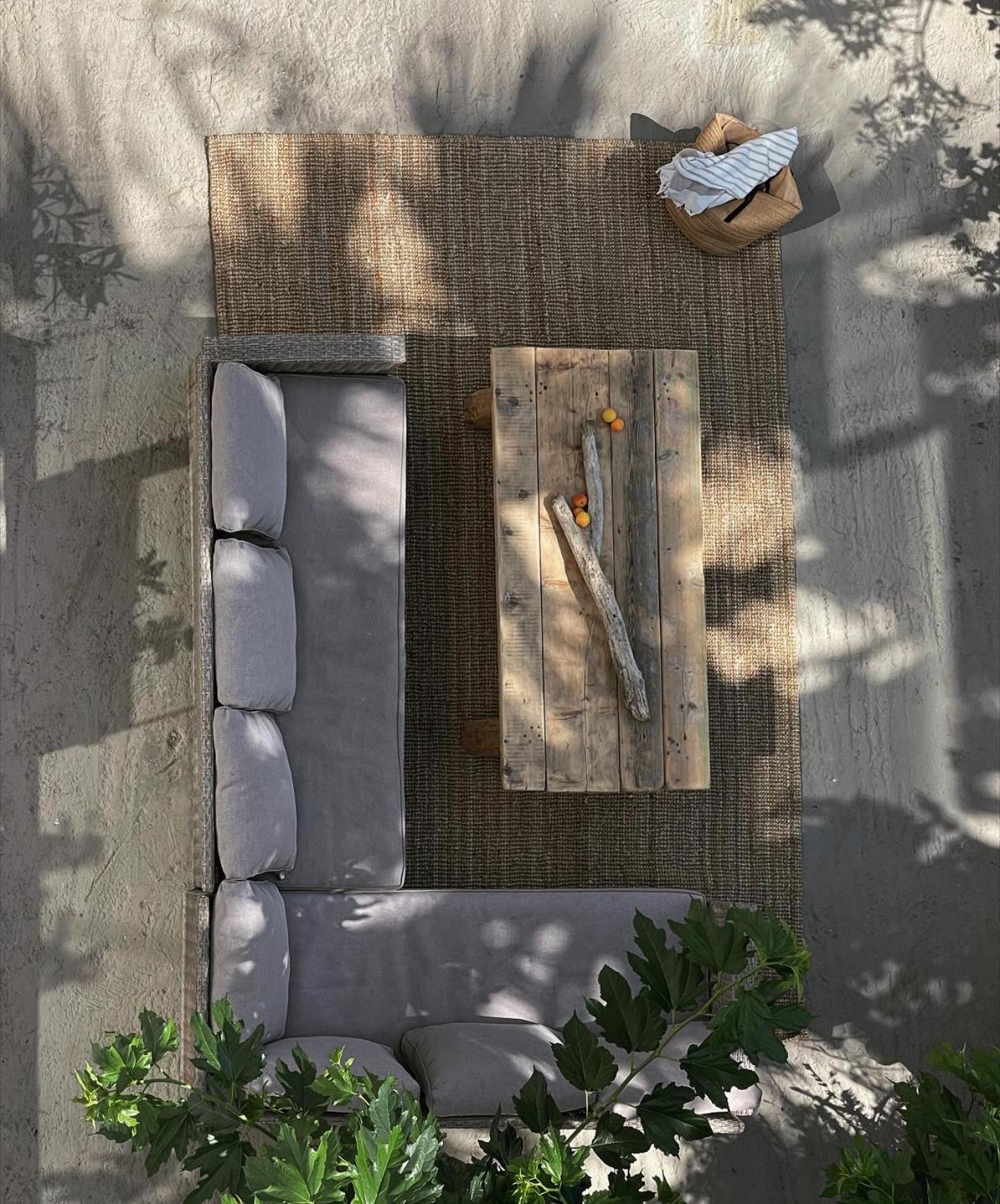 outdoor BBQ area