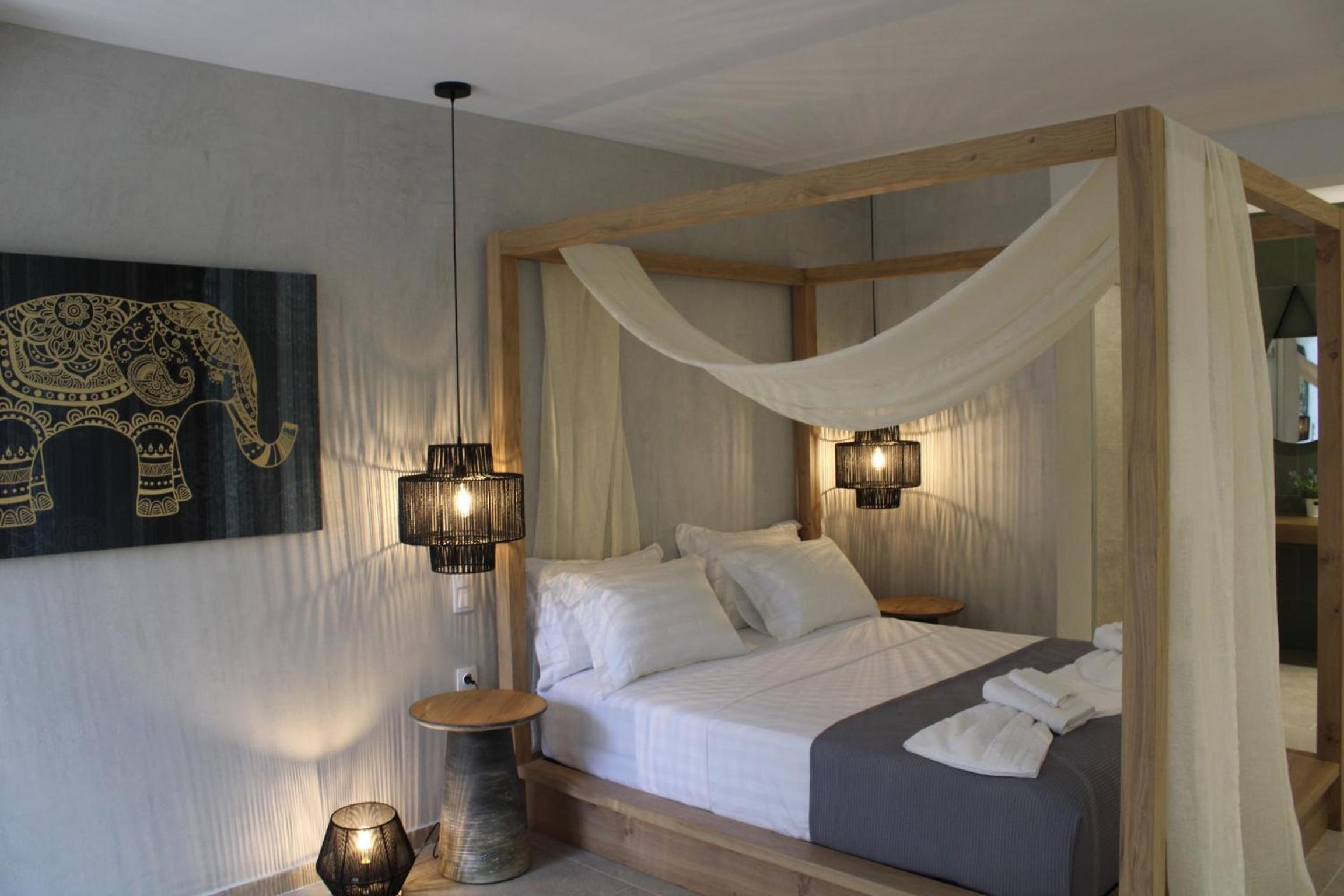 Elia Boutique Hotel apartahotel en Parga — bedroom