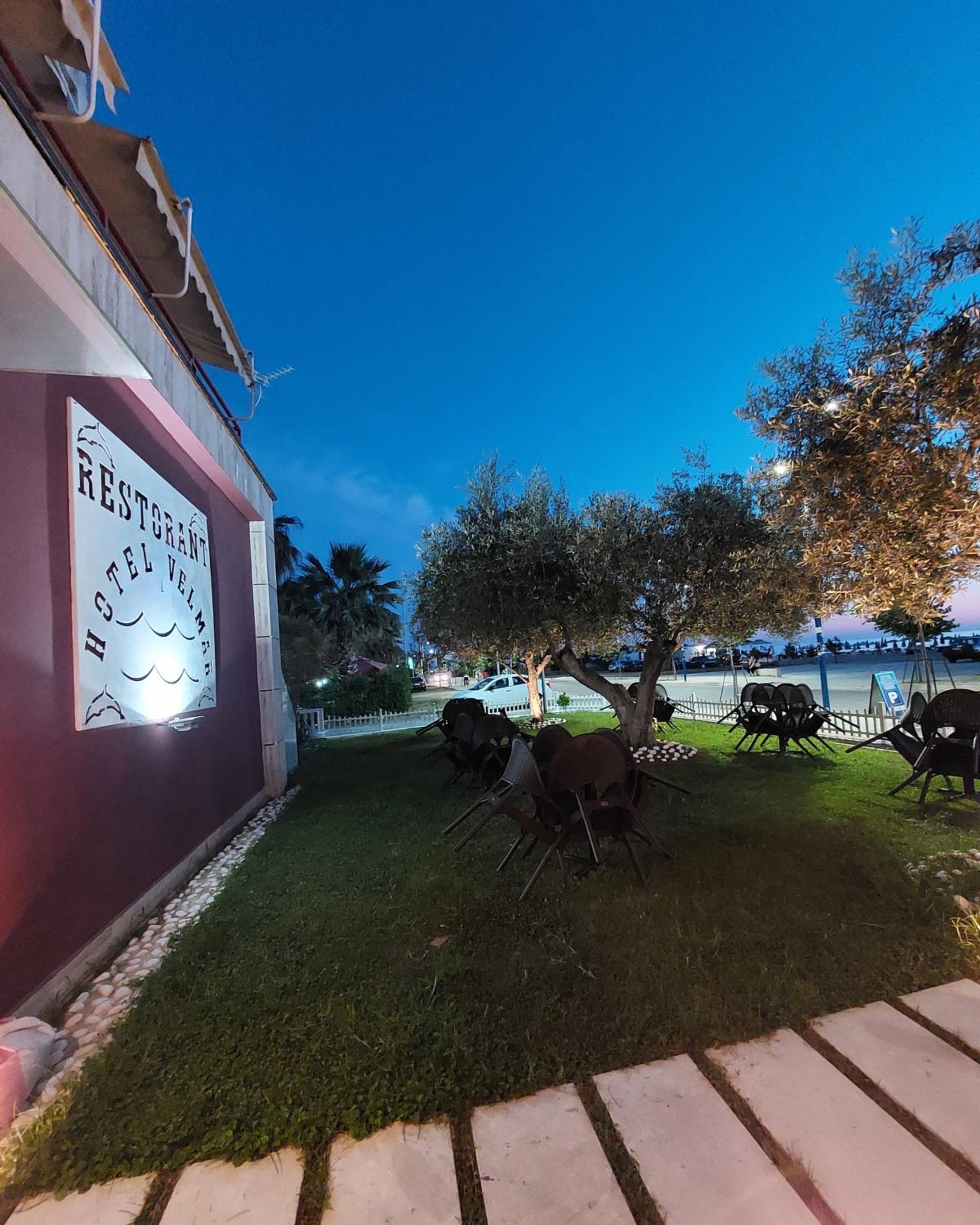 outdoor BBQ area