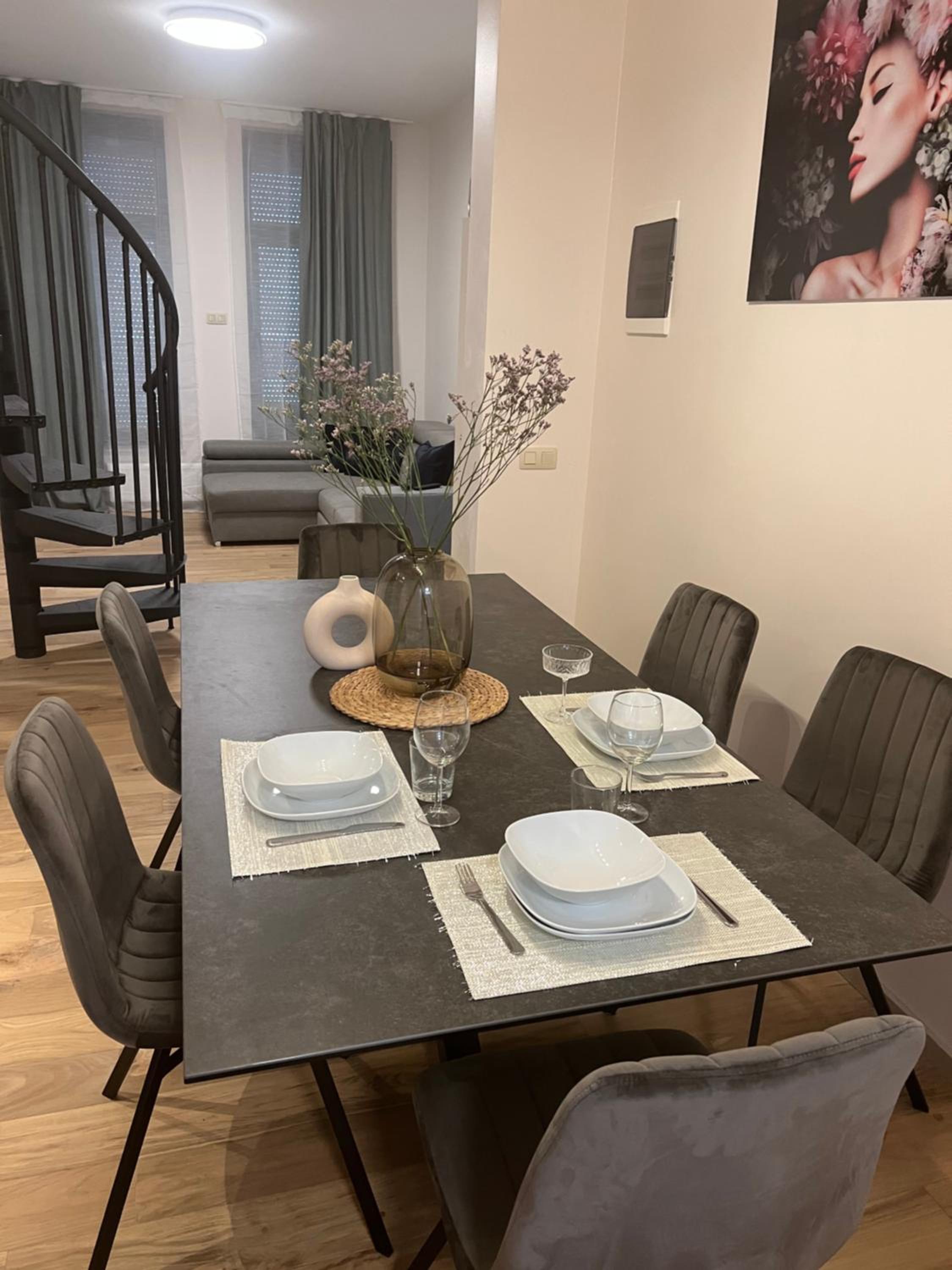 Exclusive two-level apartment with private terrace on the canal Brussels view 2