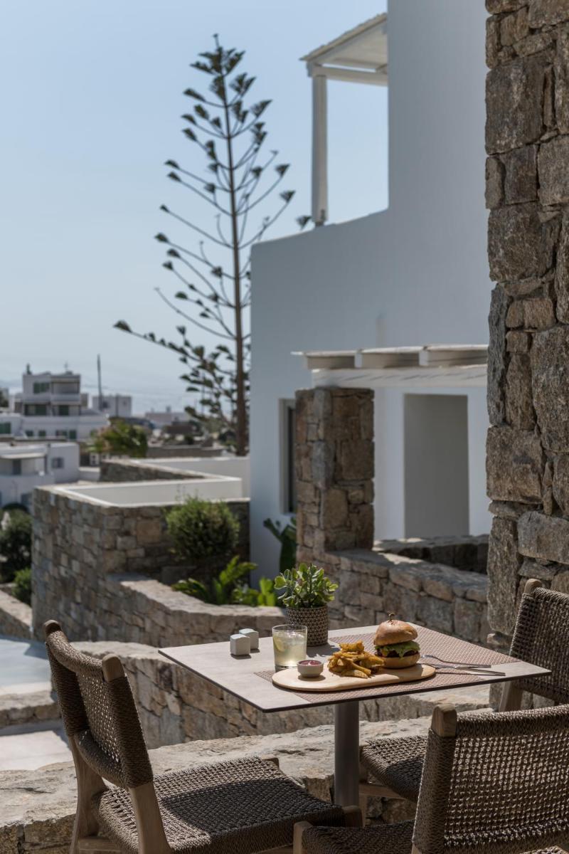 outdoor BBQ area