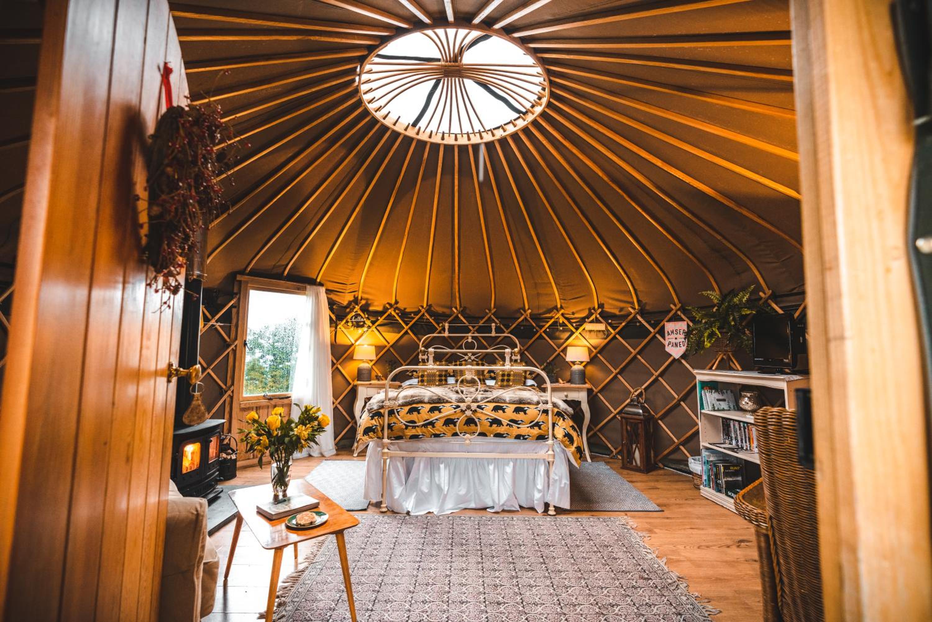 Sunbank Yurt view 2