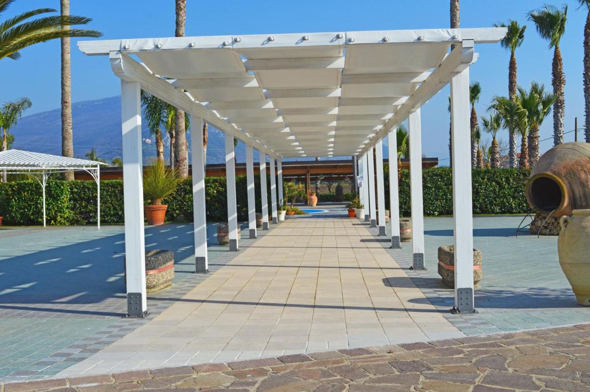 outdoor BBQ area