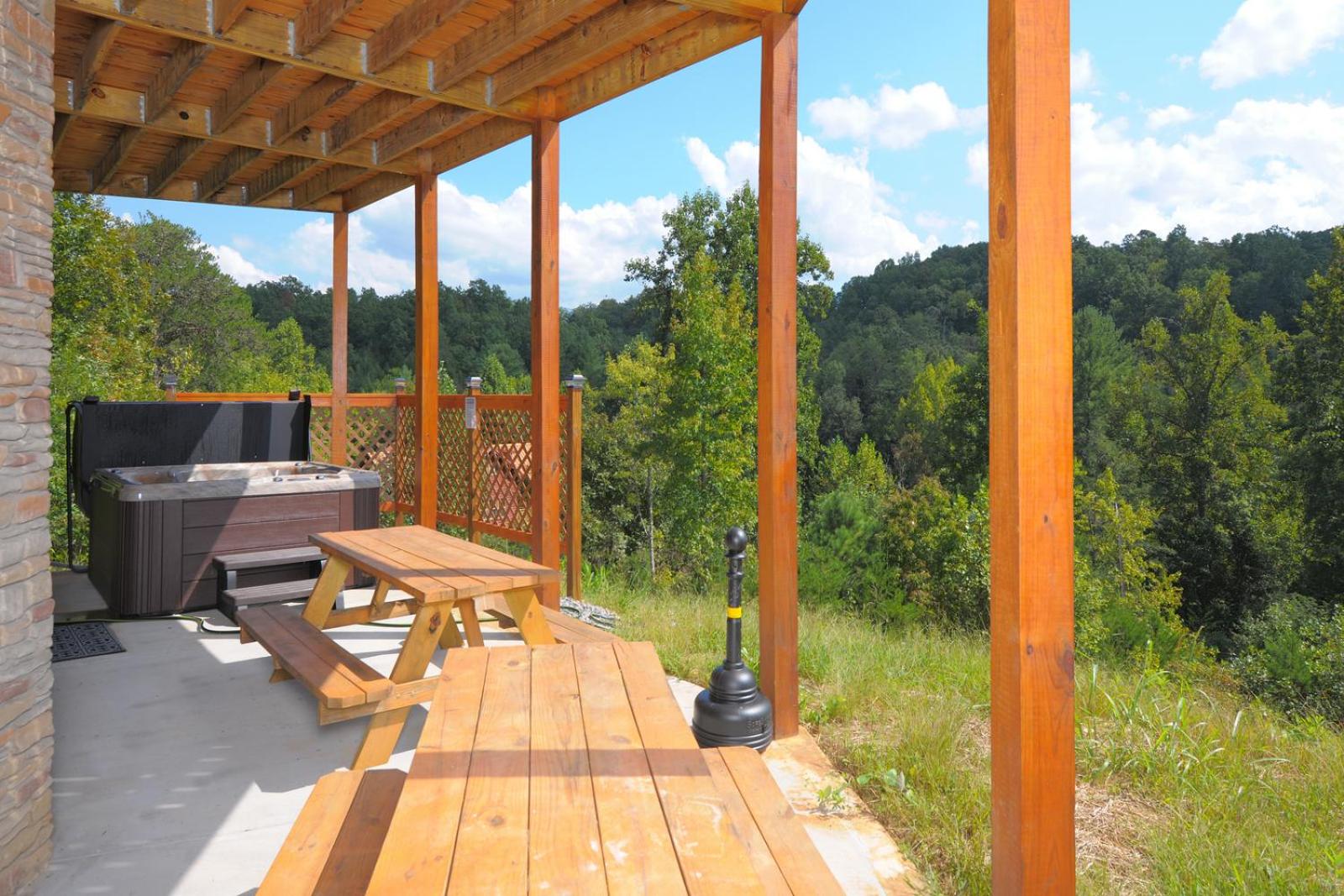 Ridge View Lodge - Nature and Mountain View - Hot tub - Firepit - Yard - Games view 5