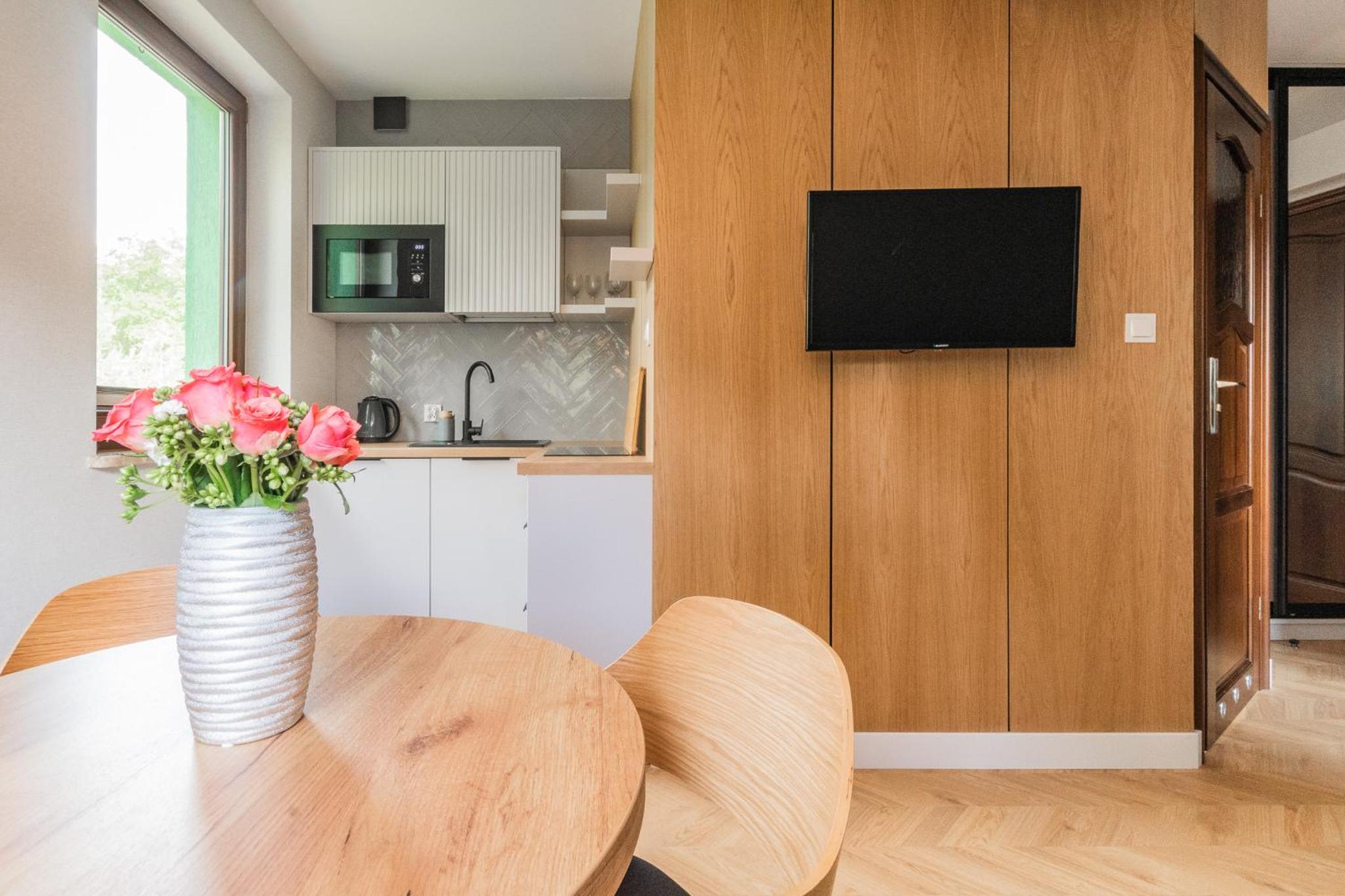 Apartamenty Gajówka- rowery, plac zabaw, sauna, jacuzzi