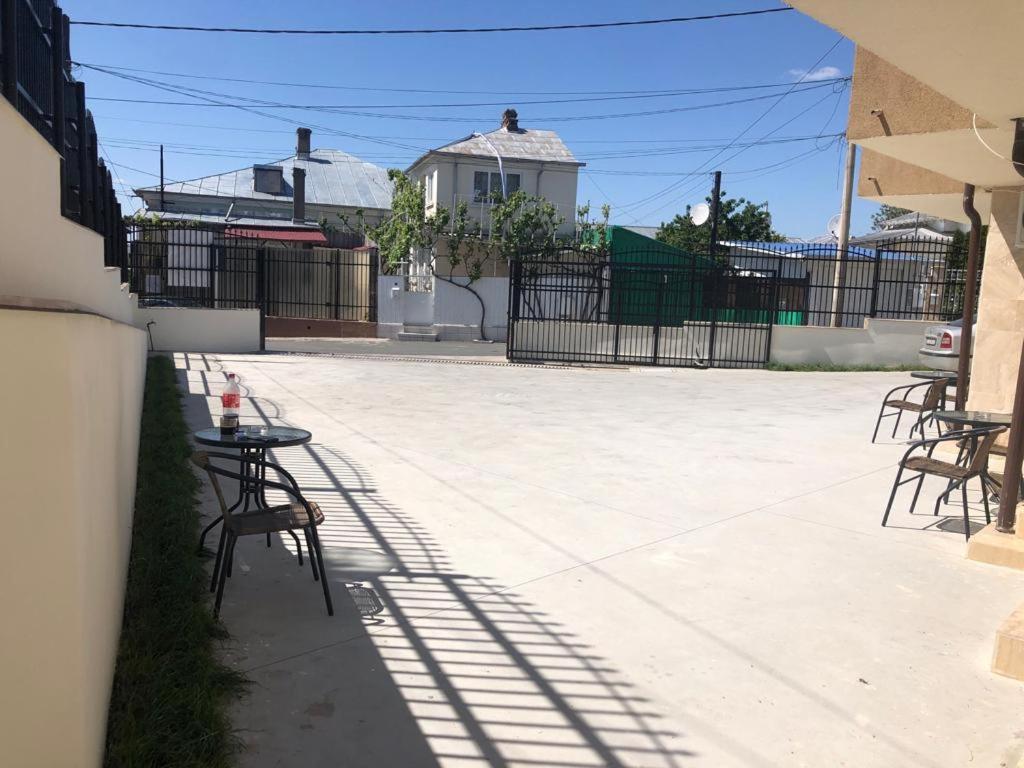 outdoor BBQ area
