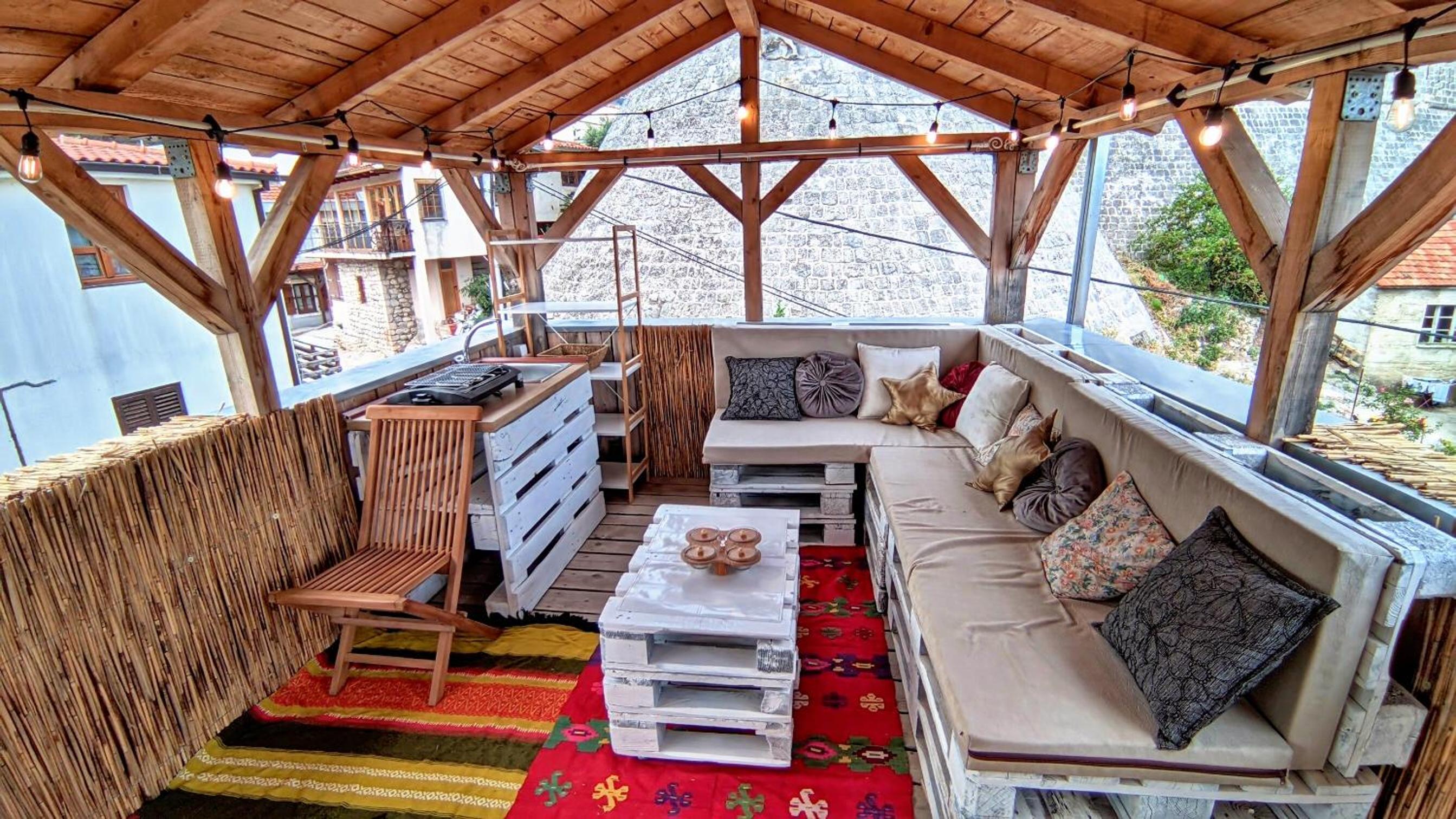 Traditional Home under the Fortress view 4