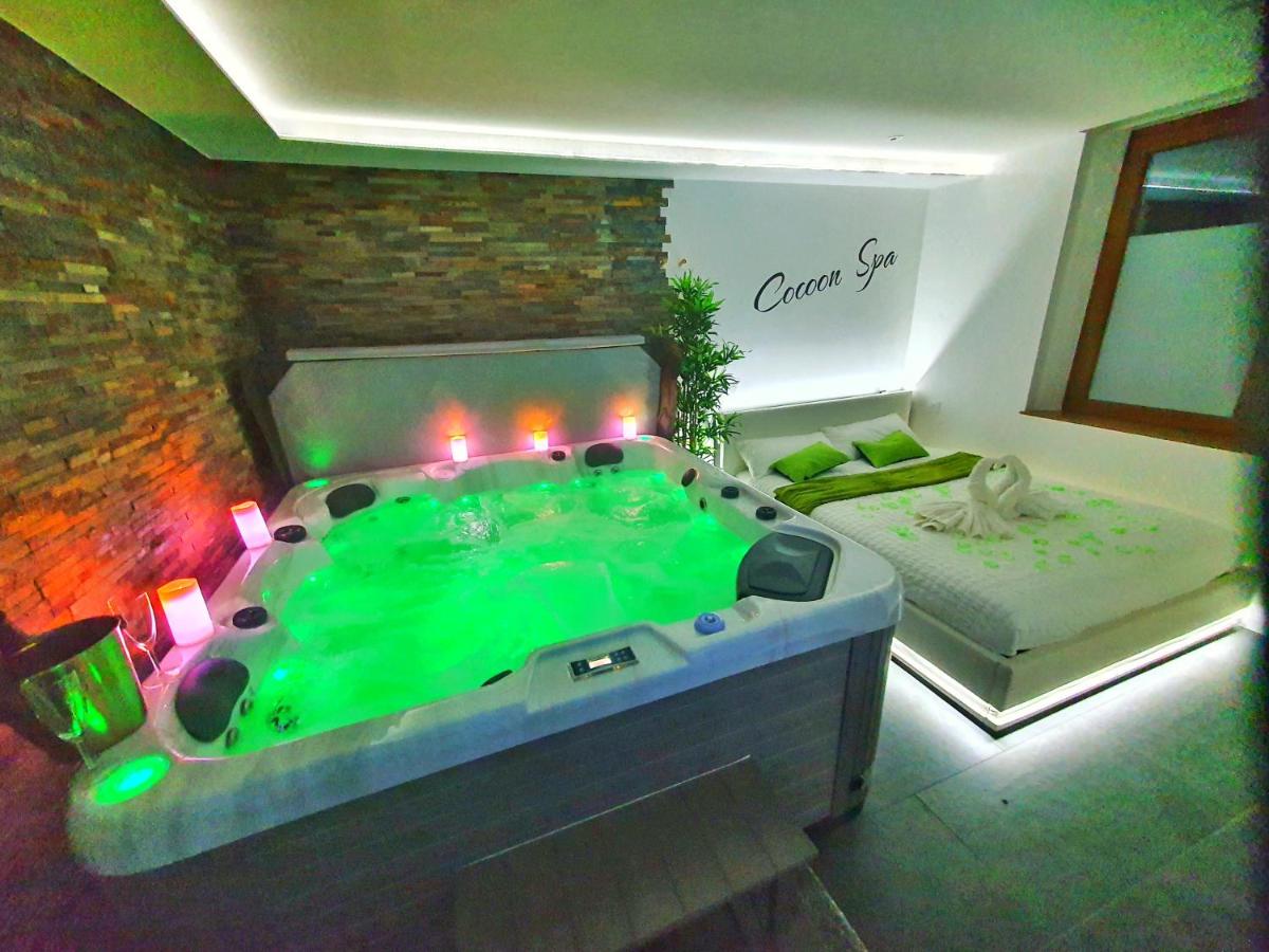 Hotel -gite Cocoon Spa-jacuzzi-jardin+parking Prive-
