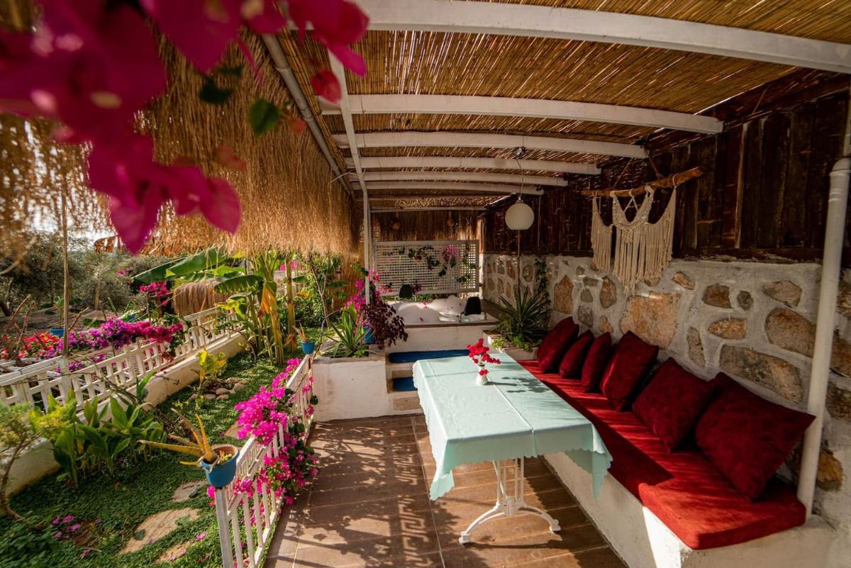 outdoor BBQ area