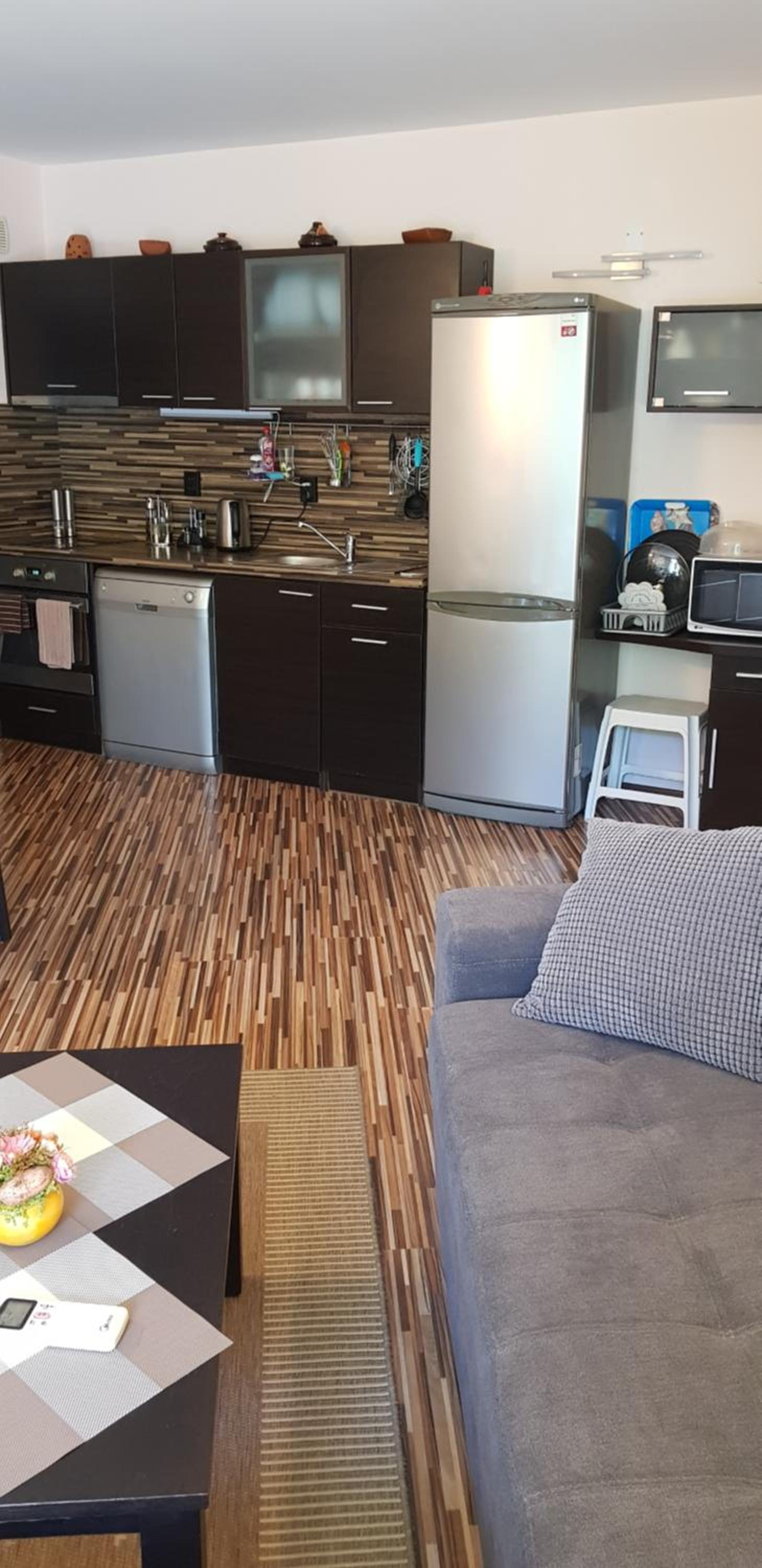 Apartment with green terrace