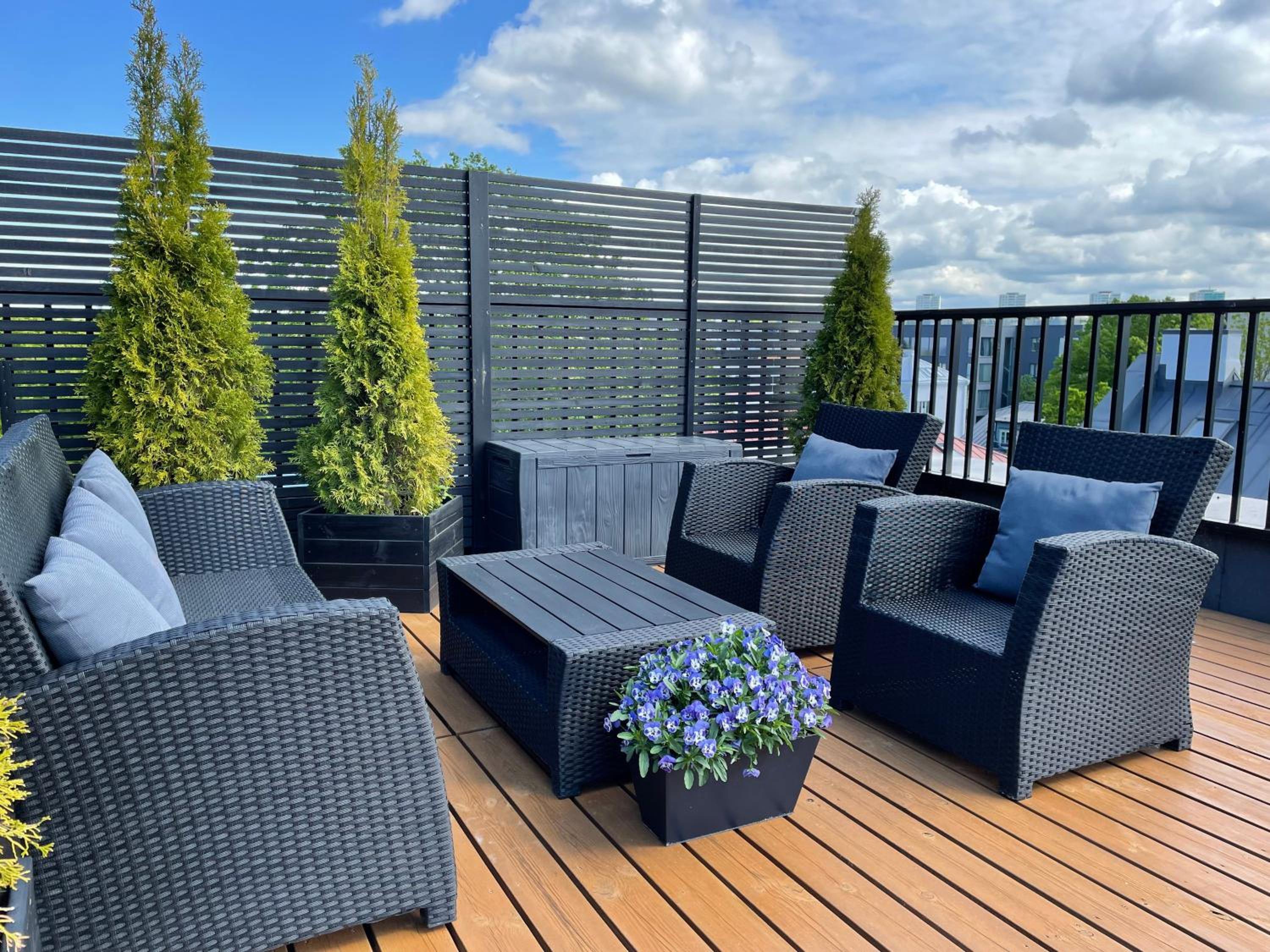 City Terrace Apartment Avangard - Large private roof terrace