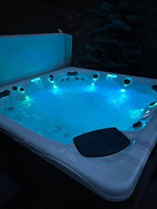 The A on Red Field, Hot Tub, Tesla Charger, A/C view 4