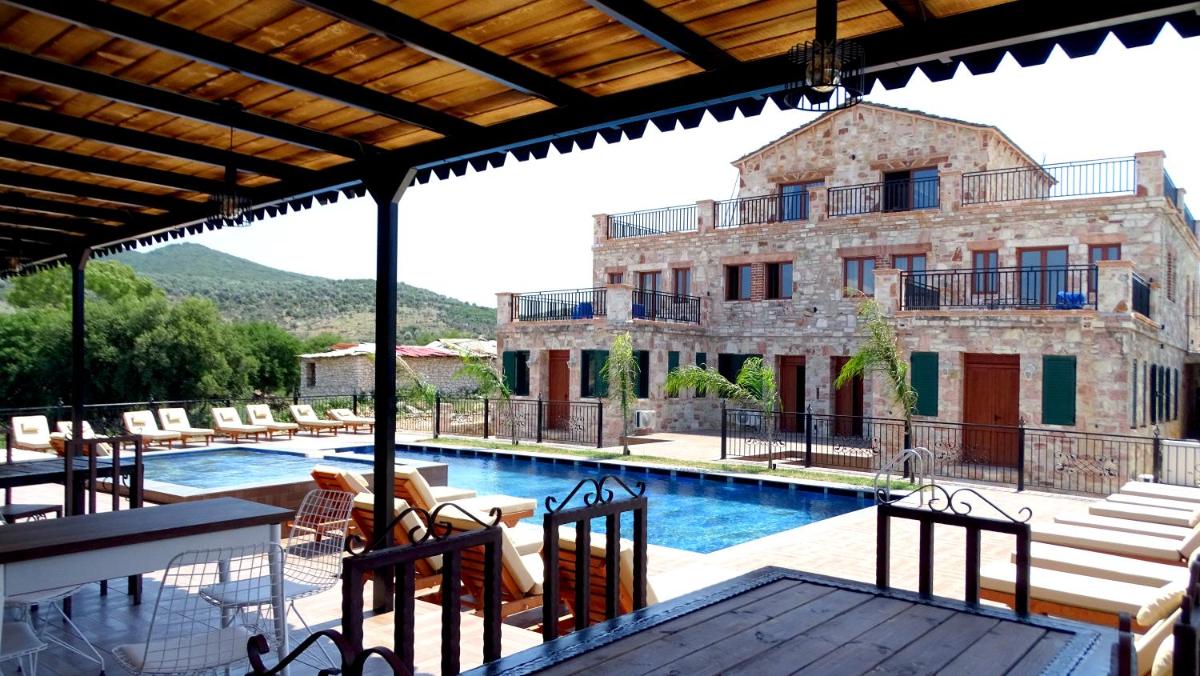 outdoor BBQ area