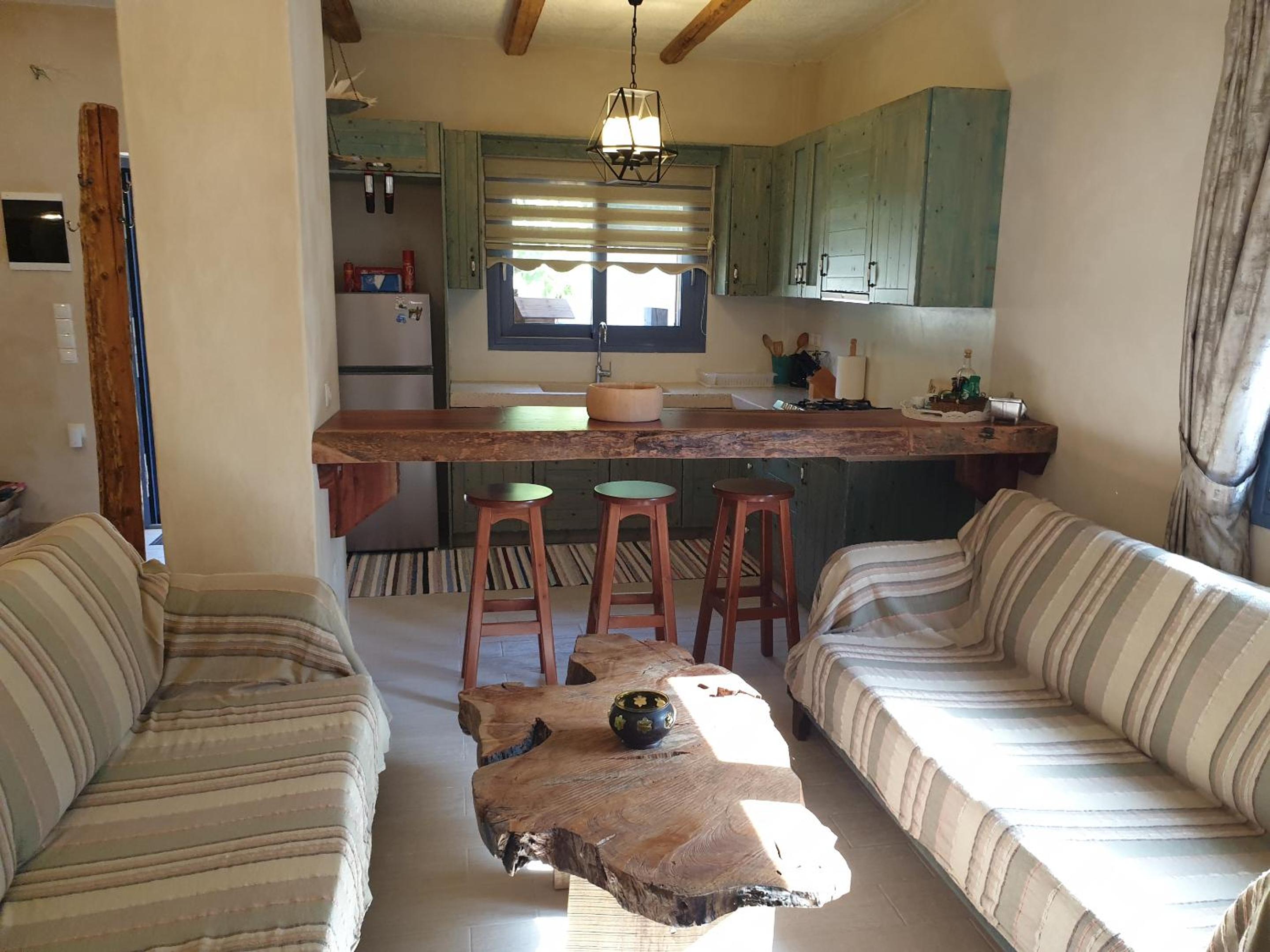 Chaihoutes stone villa into Olive farm in Zia