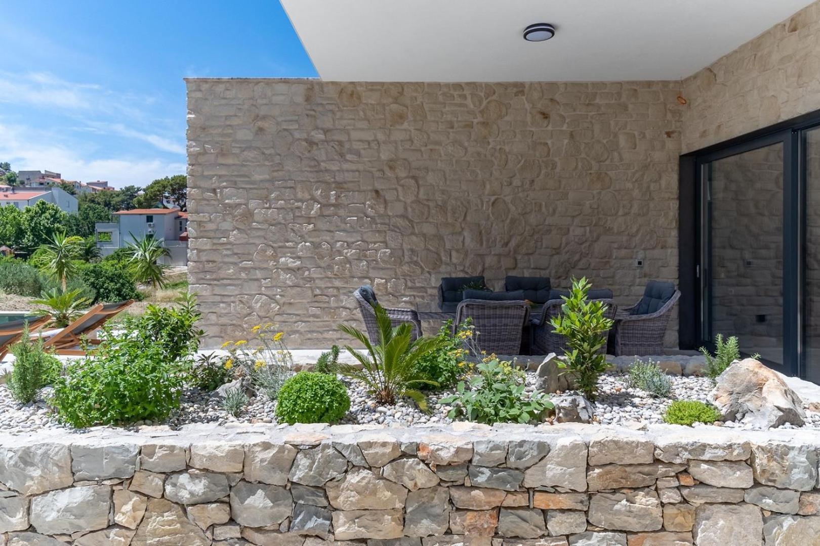 Villa Praska with private 28,5 sqm pool, 3 en-suite bedrooms, Sauna, 1km to Beach view 3