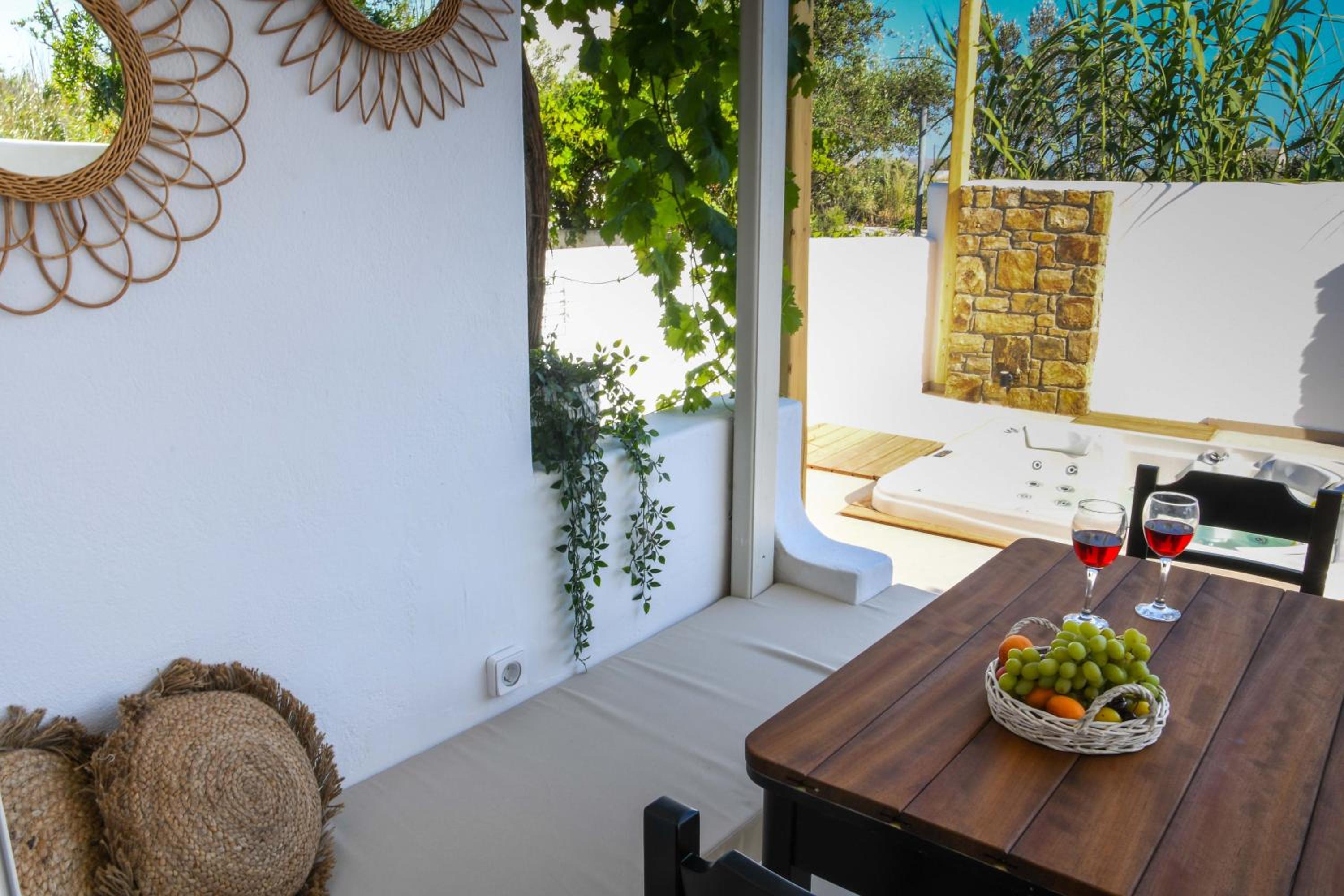 outdoor BBQ area