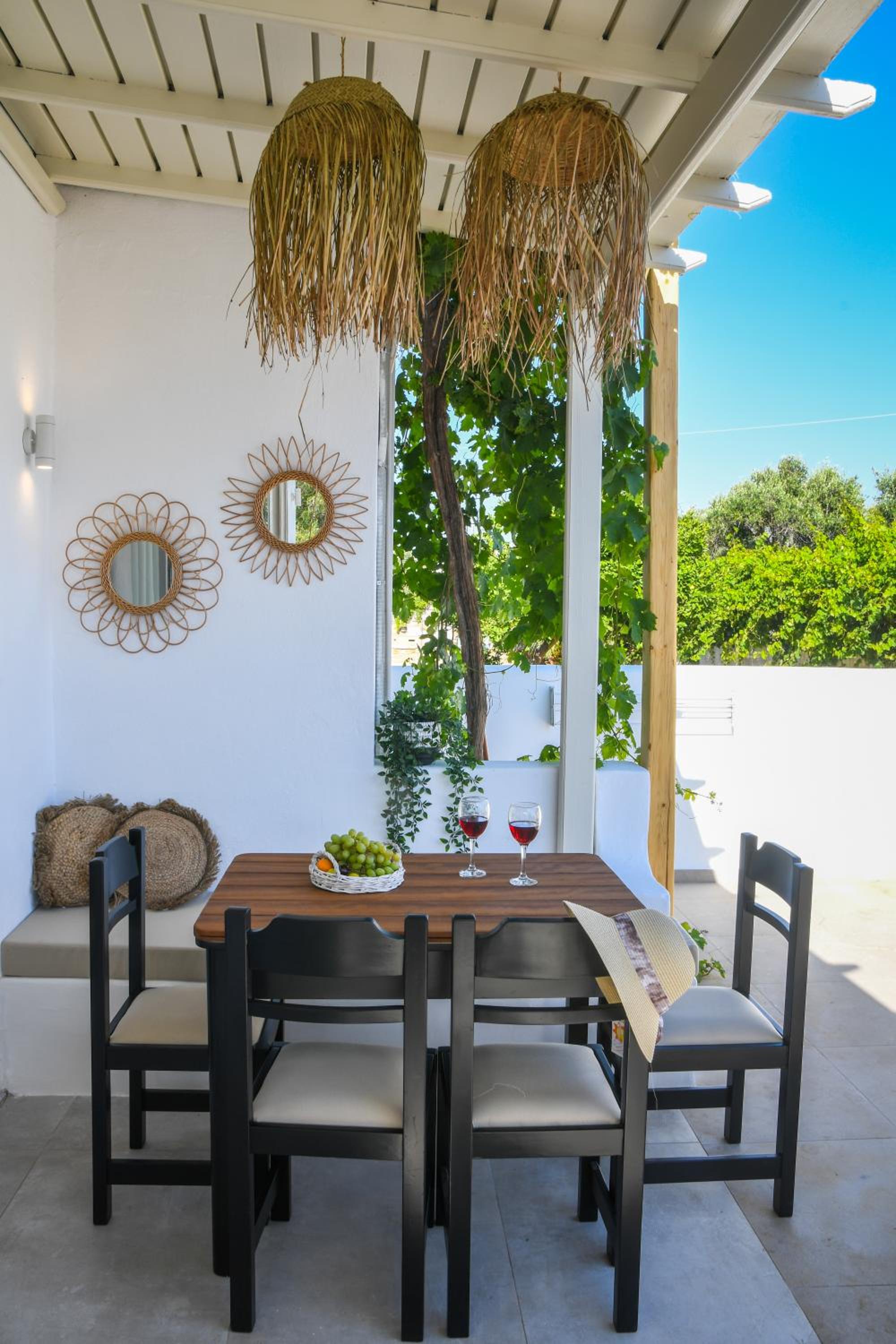 outdoor BBQ area