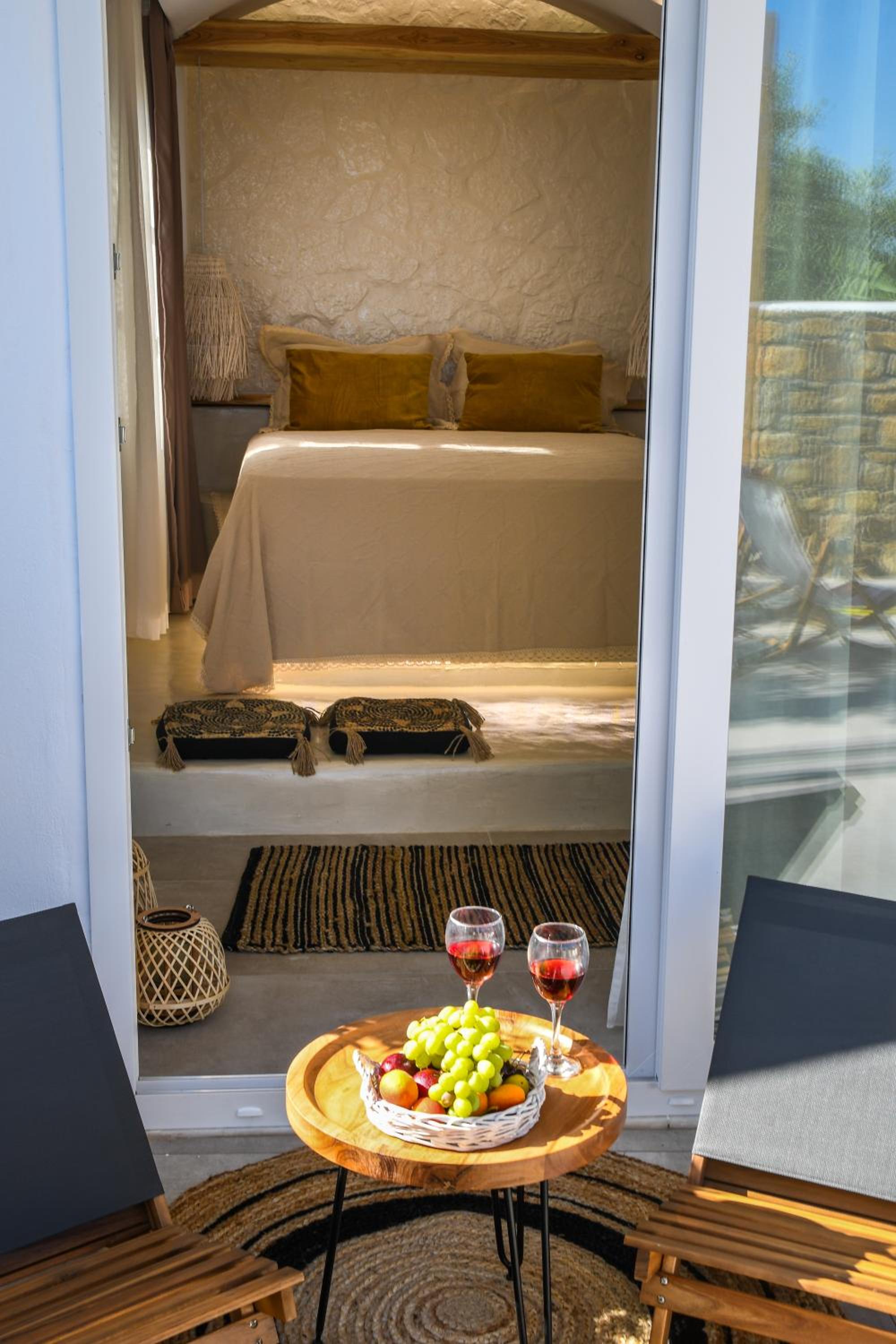 outdoor BBQ area