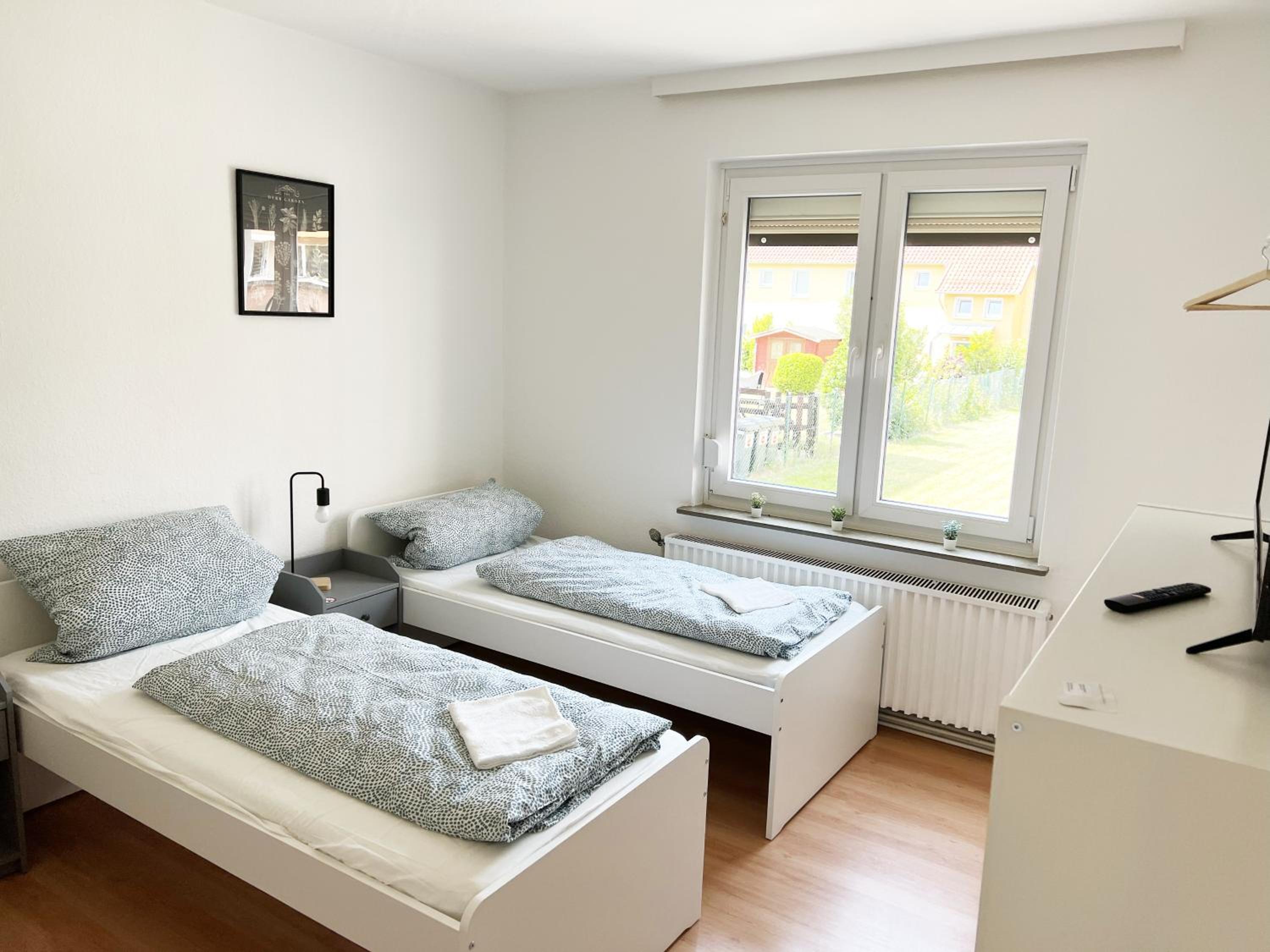 3 room flat with terrace and garden
