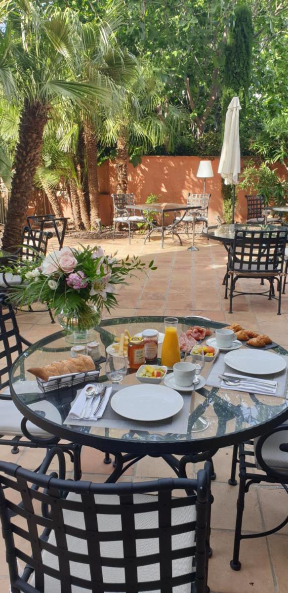 outdoor BBQ area