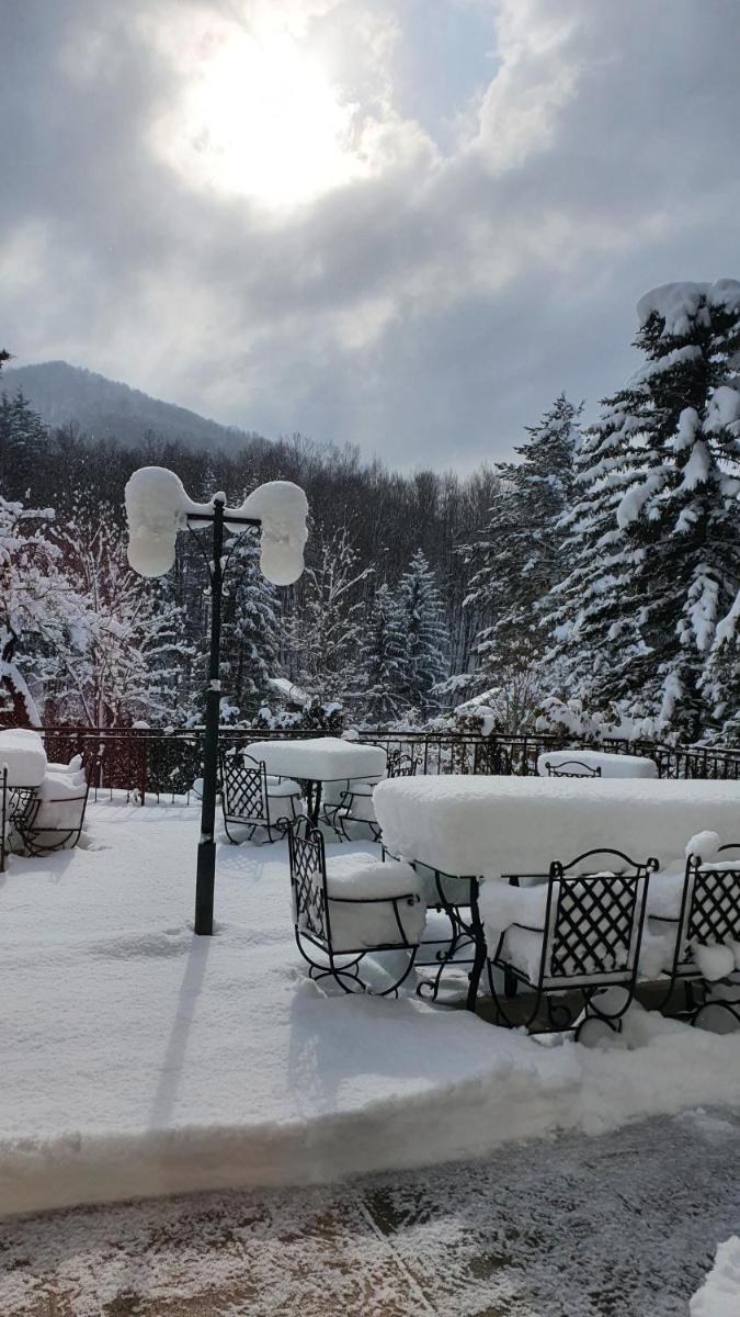 outdoor BBQ area