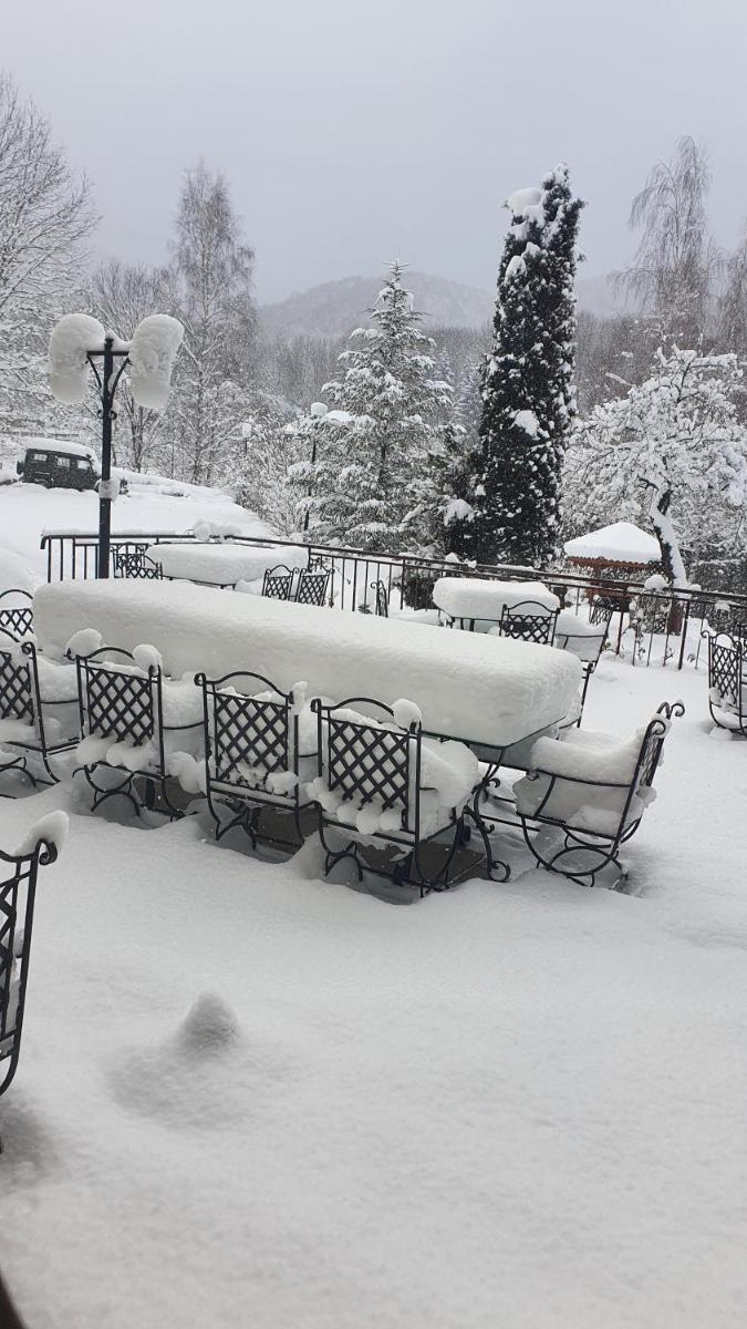 outdoor BBQ area