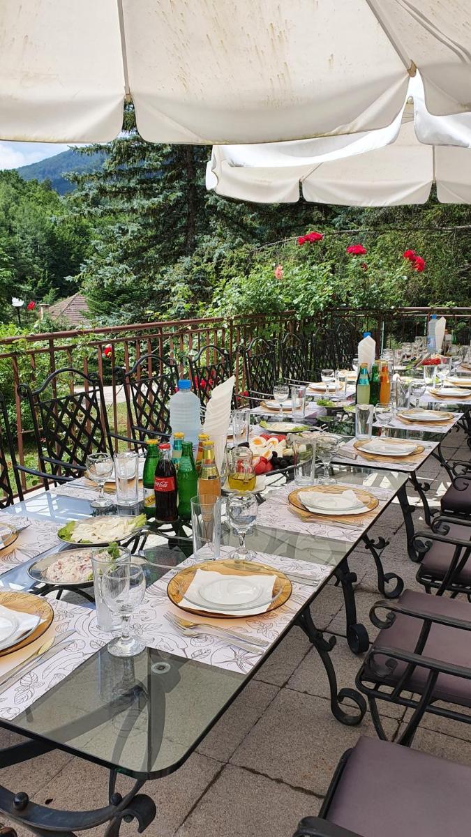 outdoor BBQ area