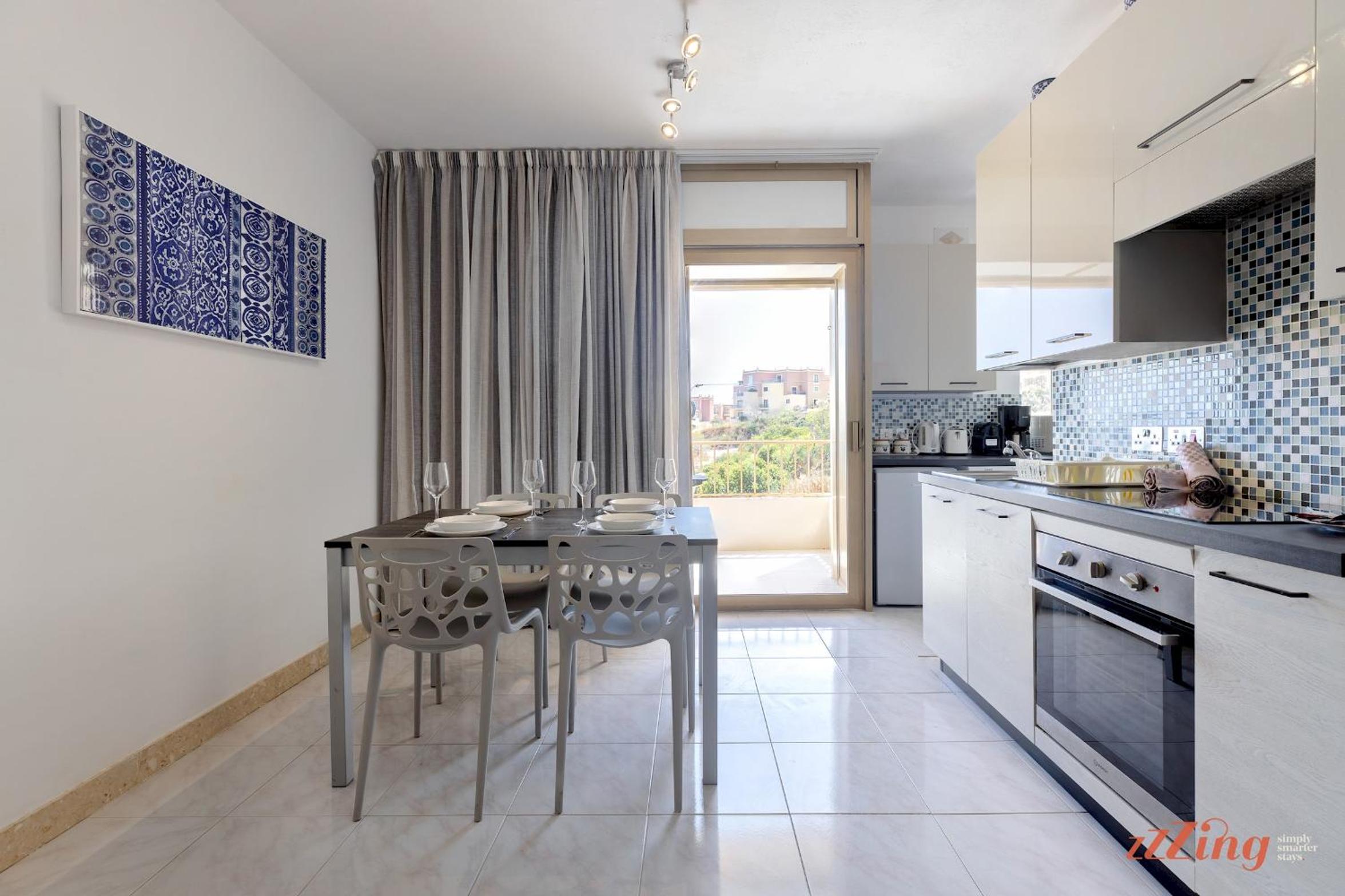 Mediterranean living right by the beach view 4