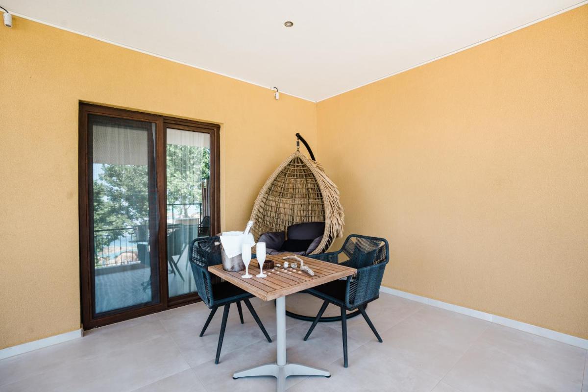 outdoor BBQ area