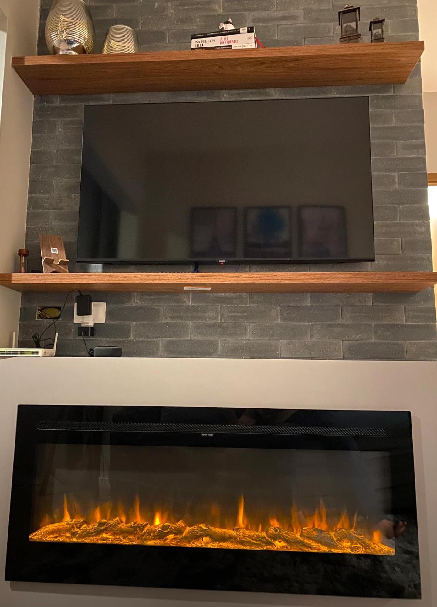 Apartamento novíssimo top com lareira