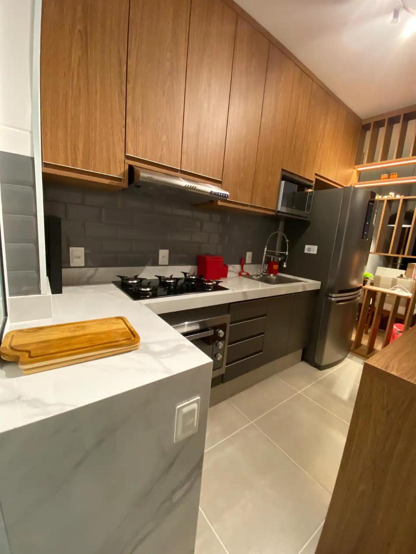 Apartamento novíssimo top com lareira