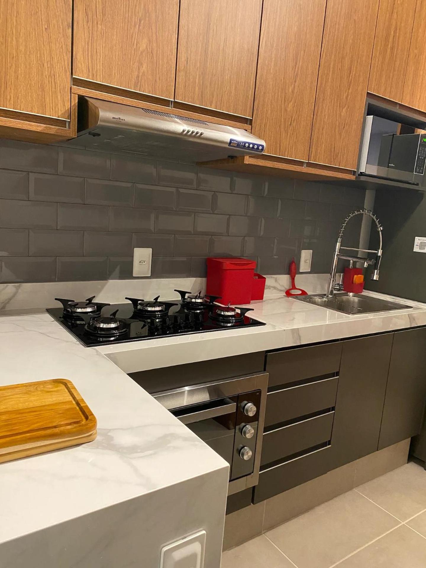 Apartamento novíssimo top com lareira