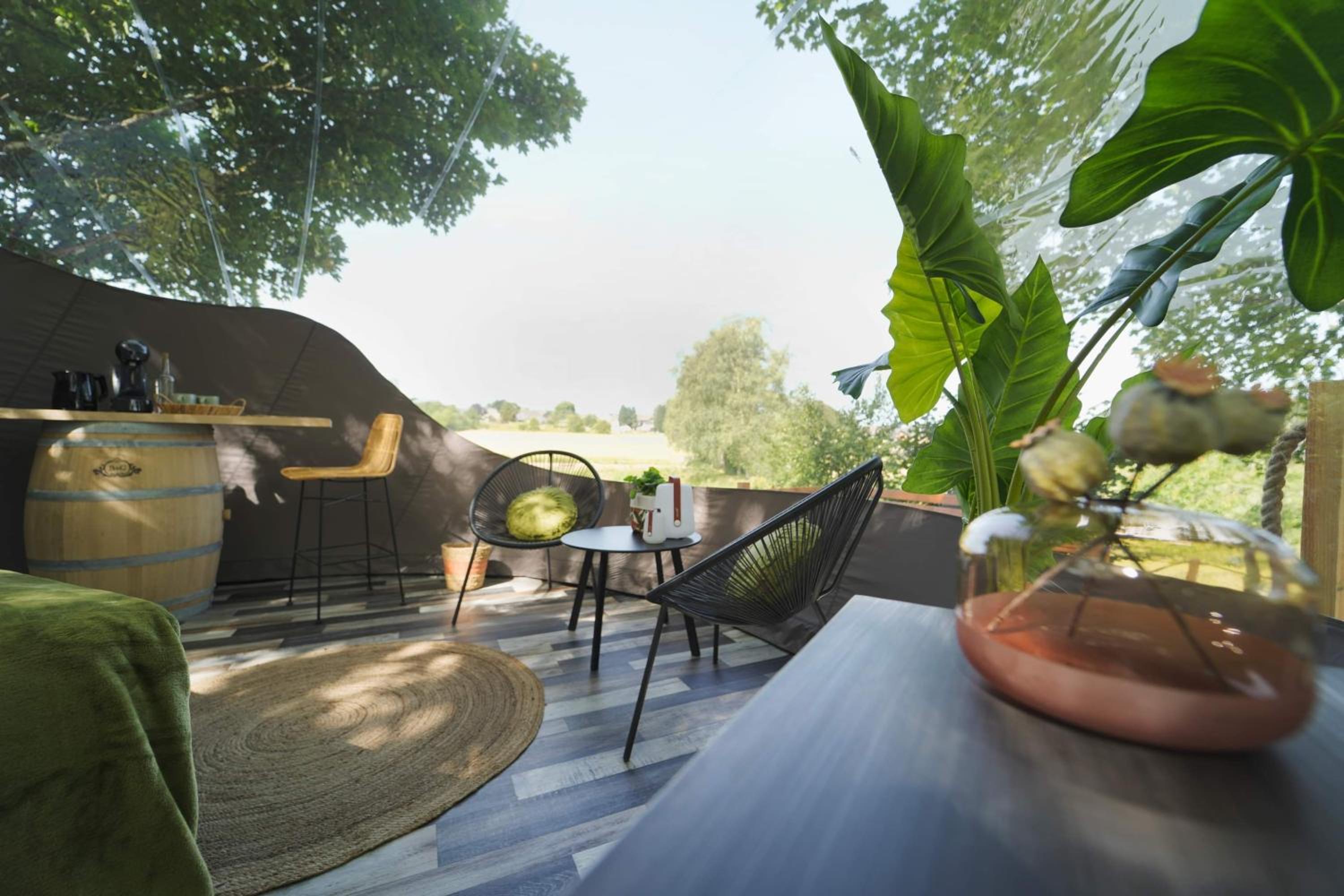 Bulles Odette & Ginette et Tiny House Suzette "Au guet Marais" Etape Insolite