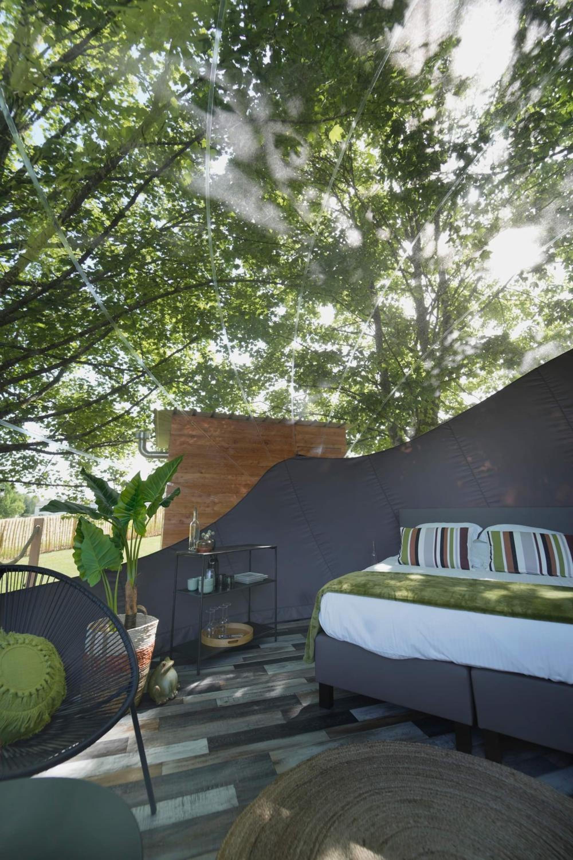 Bulles Odette & Ginette et Tiny House Suzette "Au guet Marais" Etape Insolite
