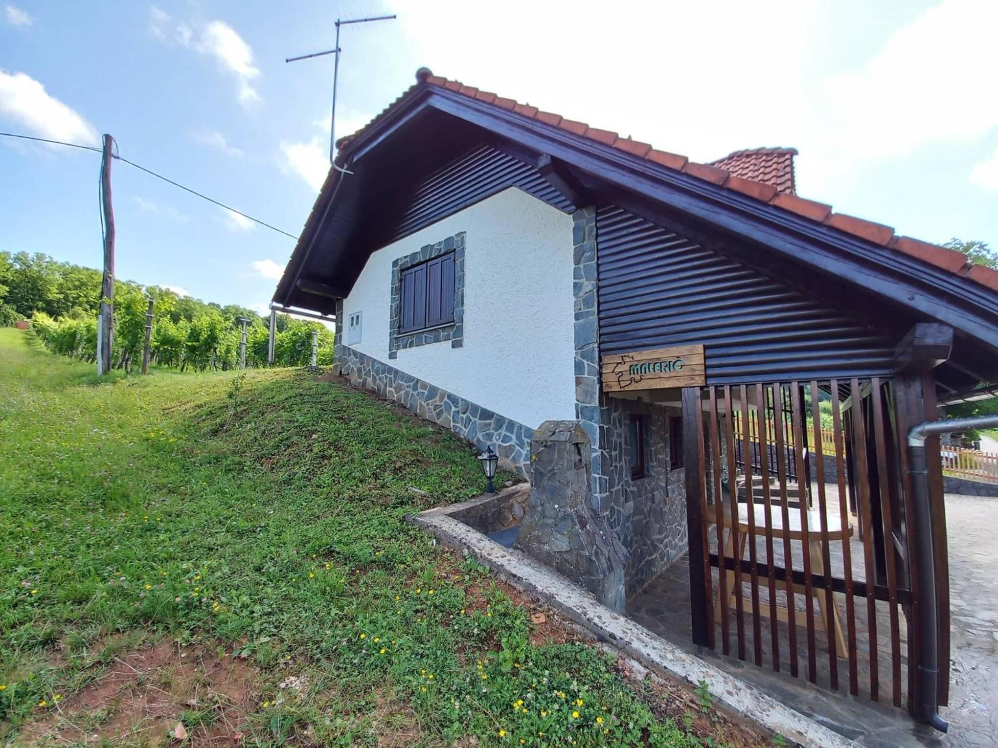 Vineyard Cottage Maleric with Pool Access
