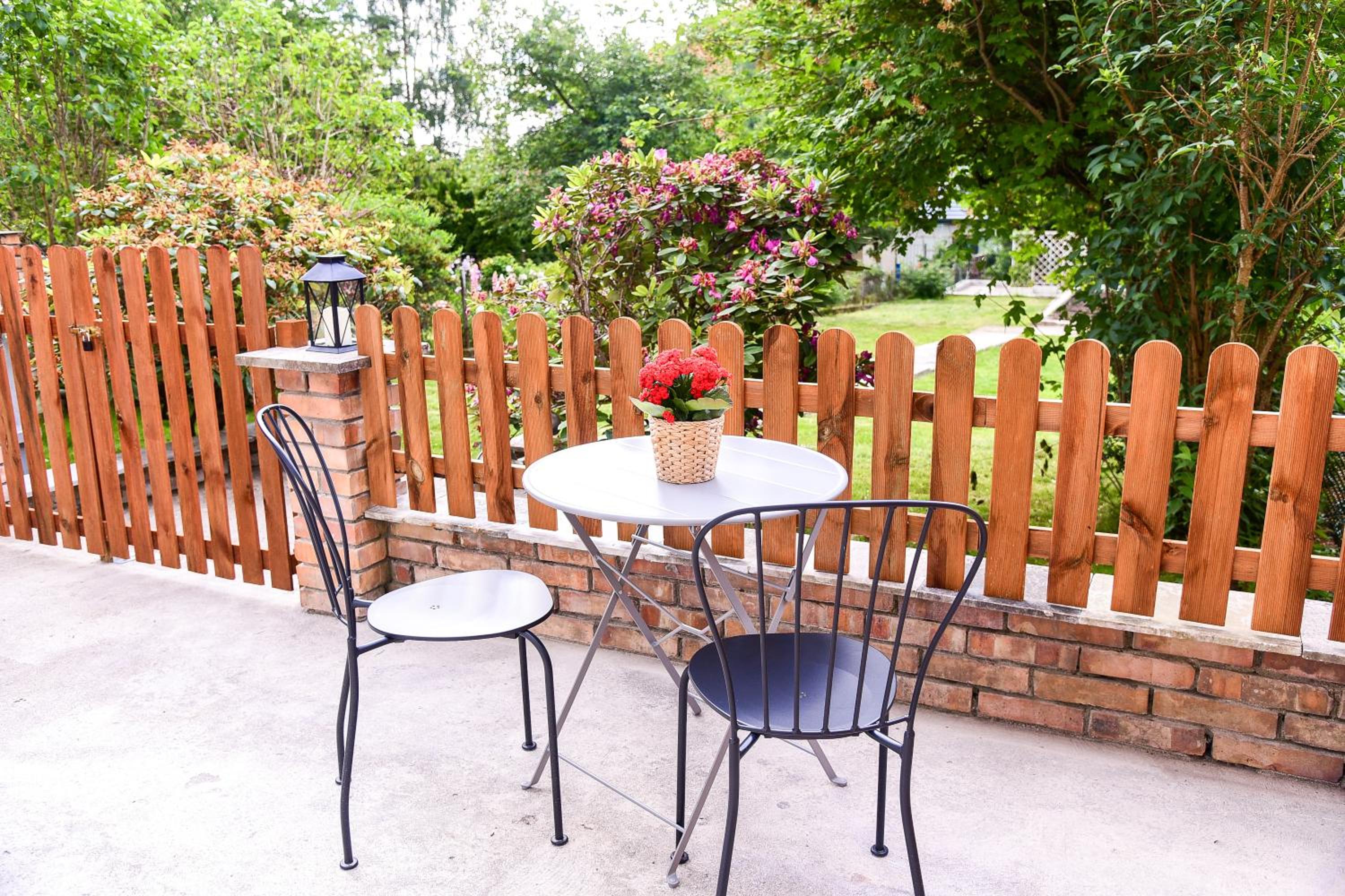 outdoor BBQ area