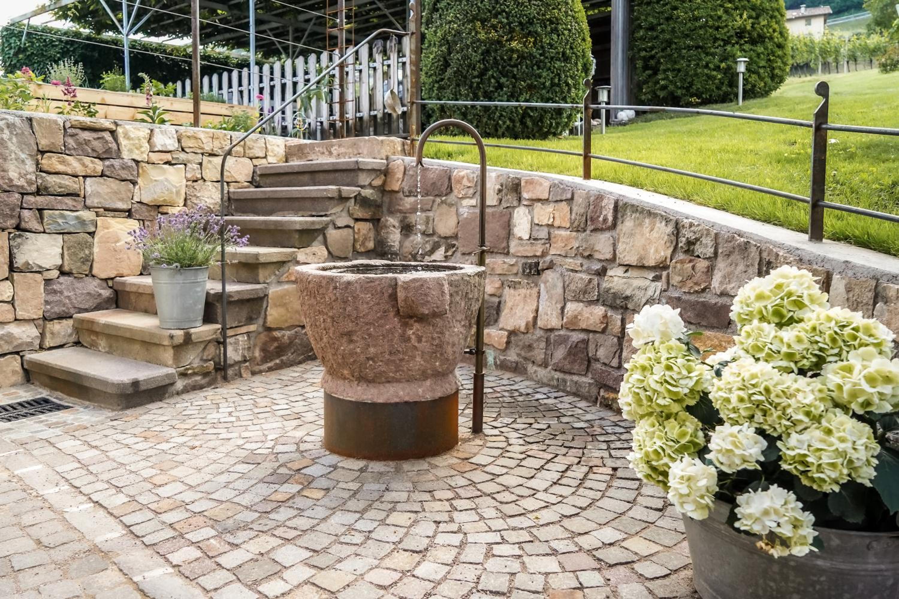 outdoor BBQ area