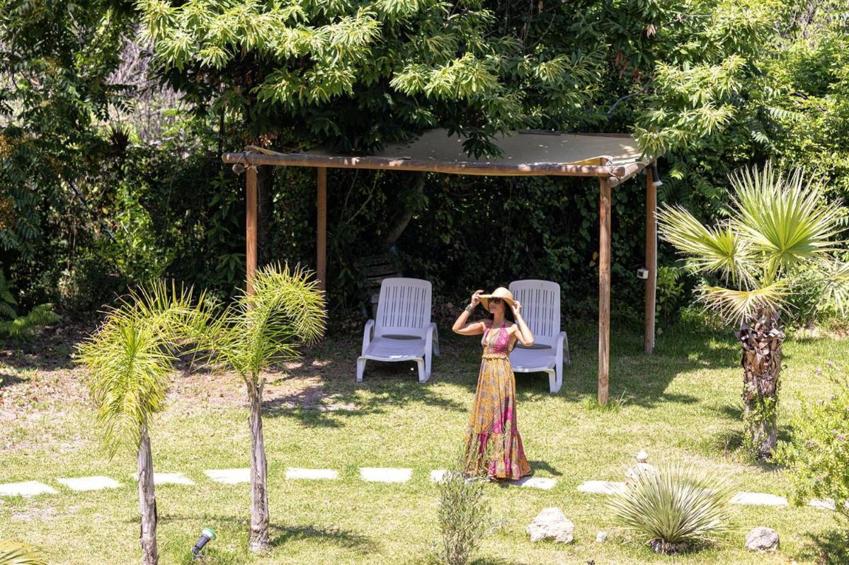outdoor BBQ area