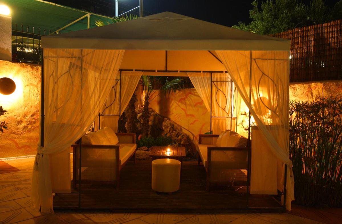 outdoor BBQ area